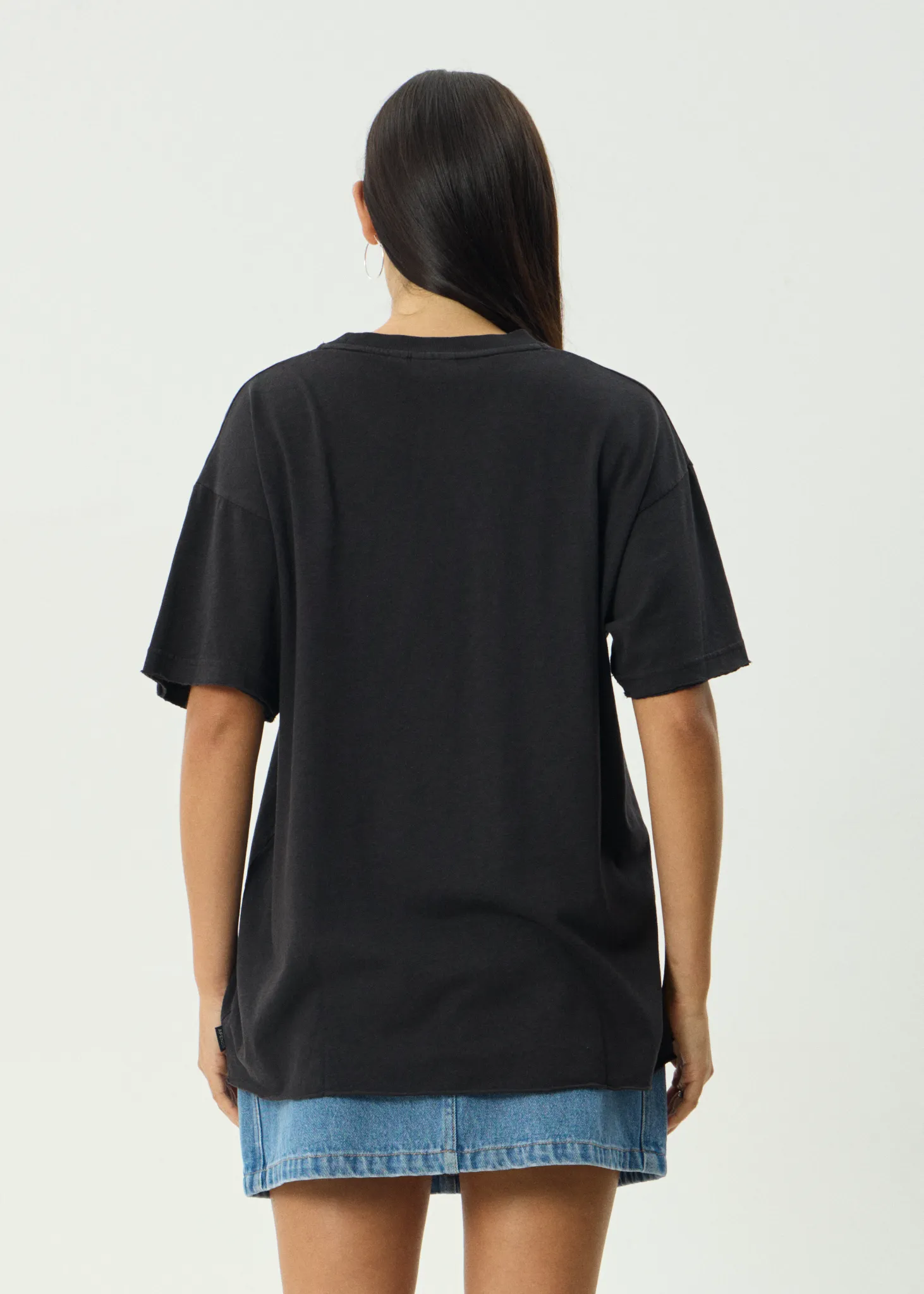 AFENDS Womens Sunnyflower - Oversized Tee - Stone Black sold by Afends product image thumbnail 5