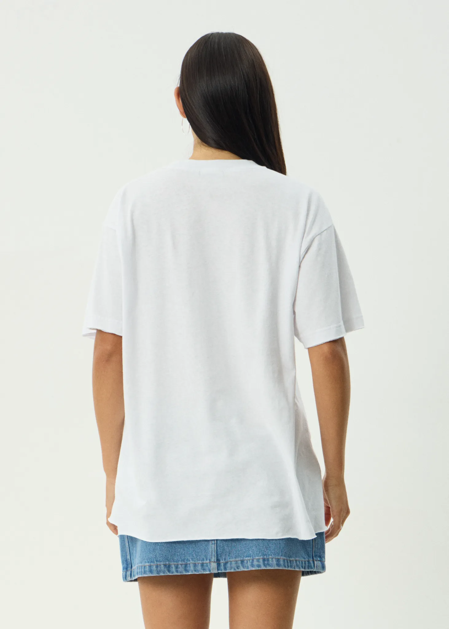 AFENDS Womens Sunbake - Oversized Tee - White sold by Afends product image thumbnail 4