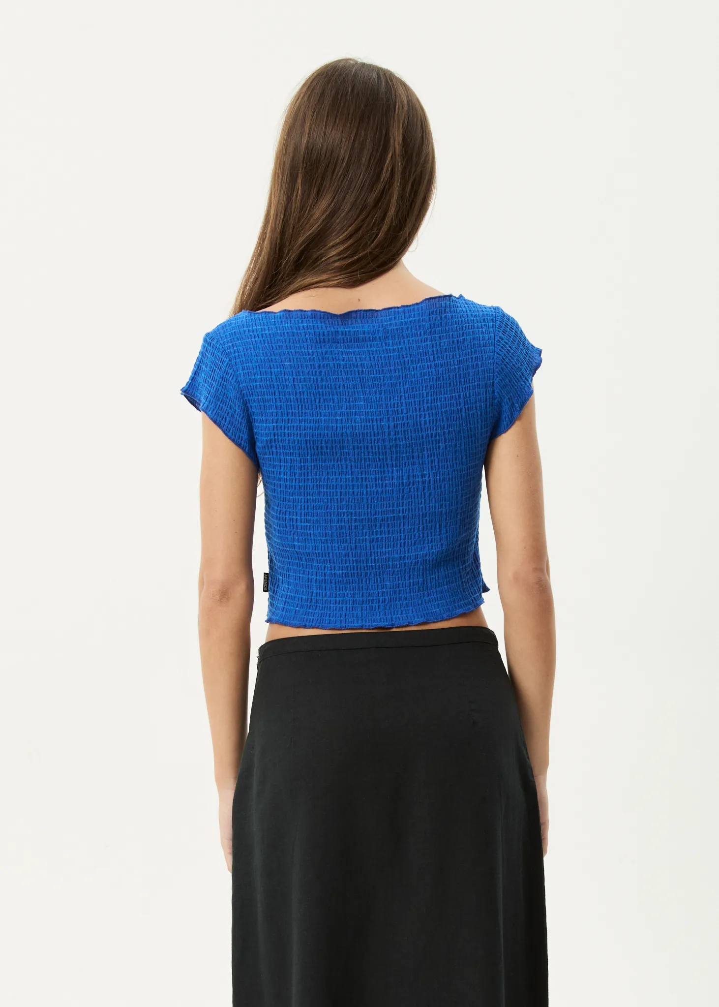 AFENDS Womens Marina - Seersucker Top - Marina sold by Afends product image thumbnail 4