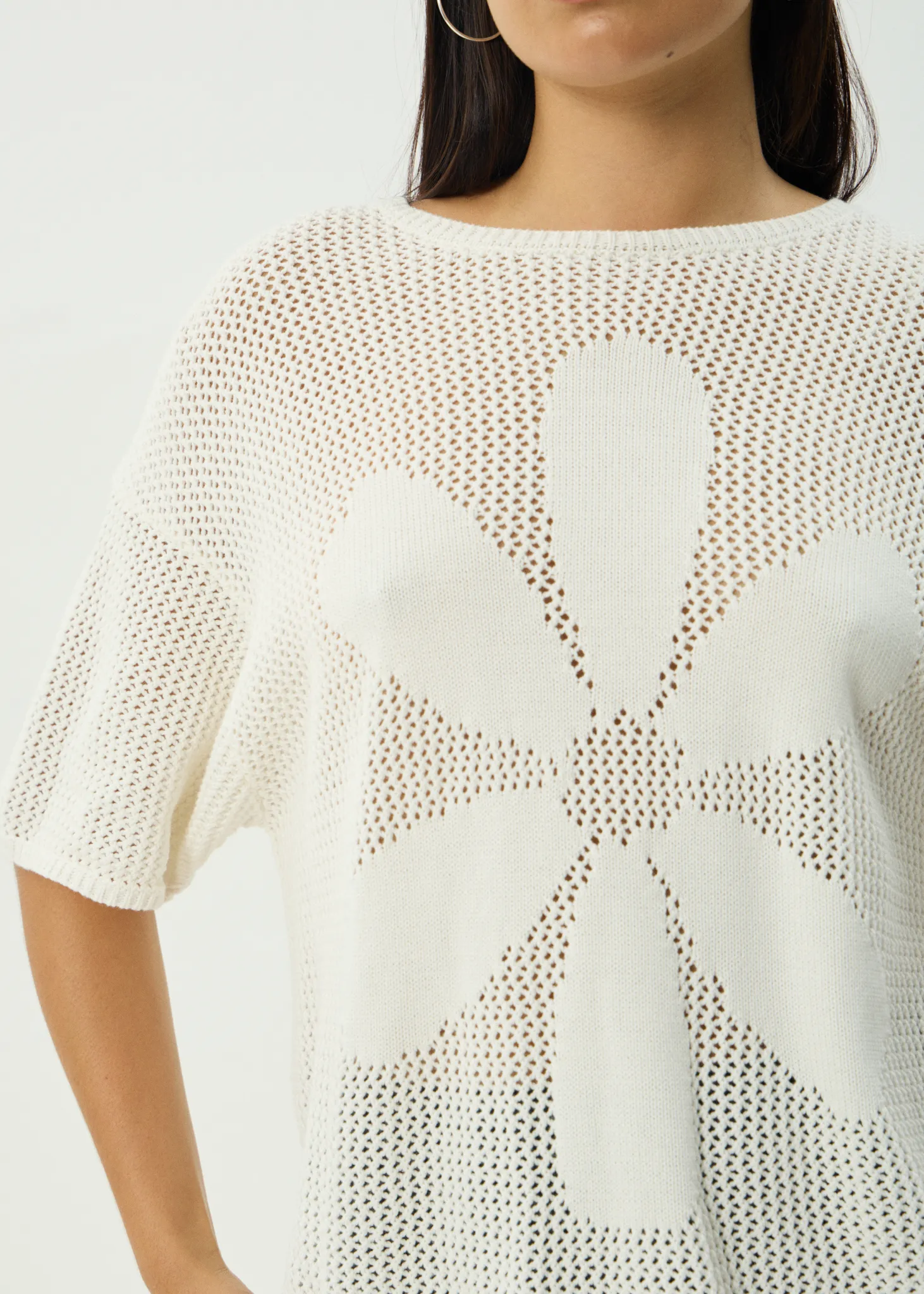 AFENDS Womens Riley - Knit Tee - White sold by Afends product image thumbnail 3