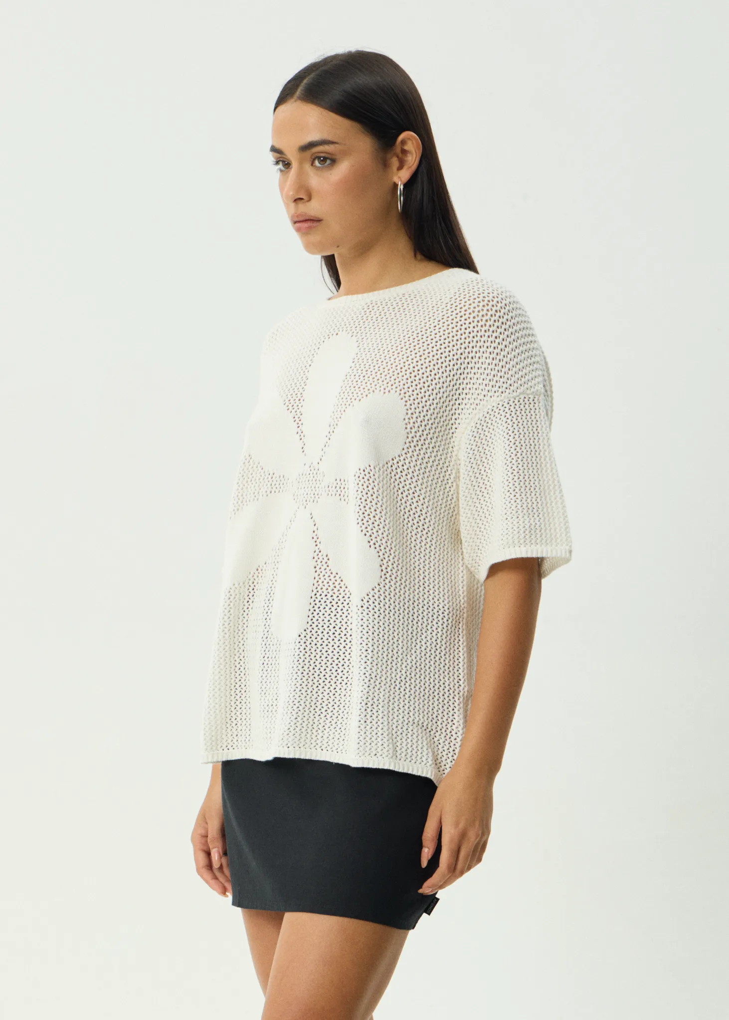AFENDS Womens Riley - Knit Tee - White sold by Afends product image thumbnail 4