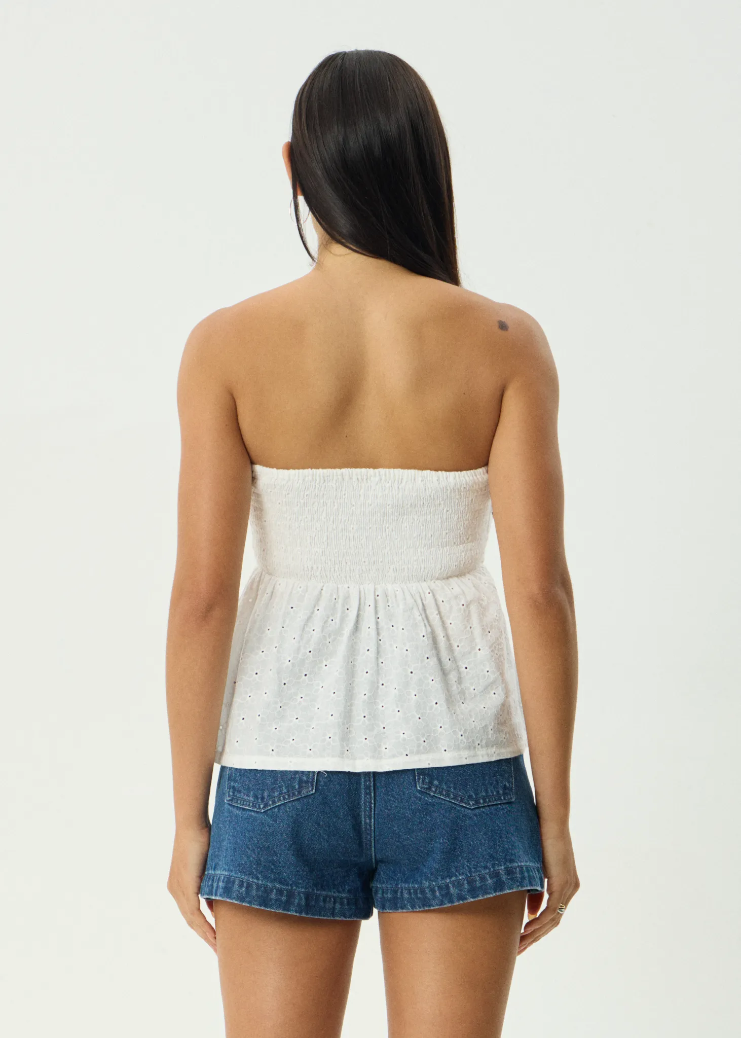 AFENDS Womens Kindred - Strapless Top - White sold by Afends product image thumbnail 5