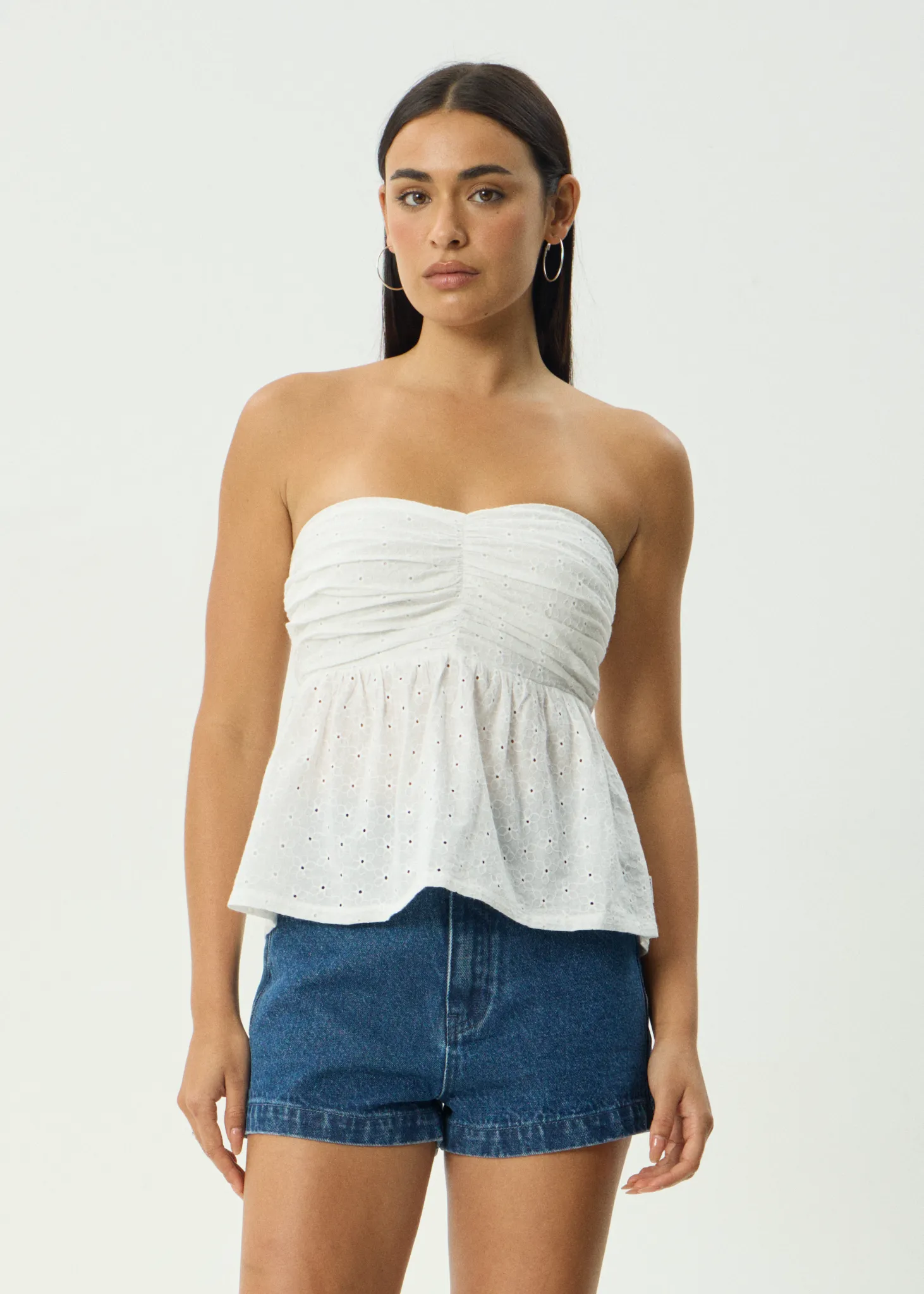 AFENDS Womens Kindred - Strapless Top - White sold by Afends product image thumbnail 2