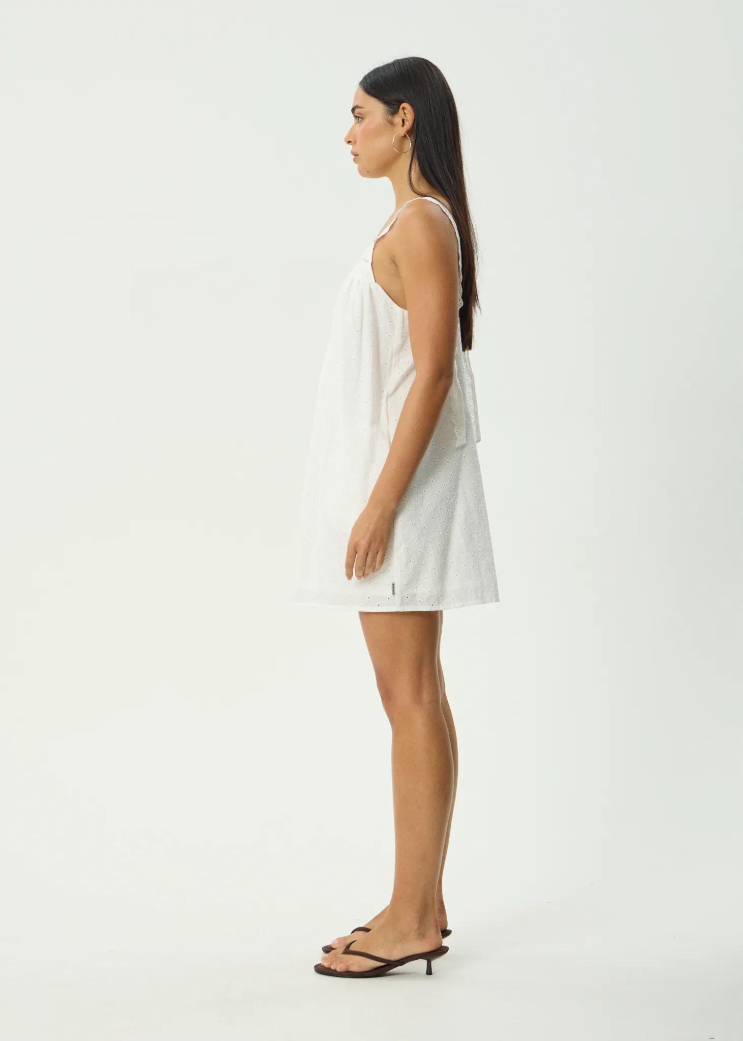 AFENDS Womens Kindred - Mini Dress - White sold by Afends product image thumbnail 5