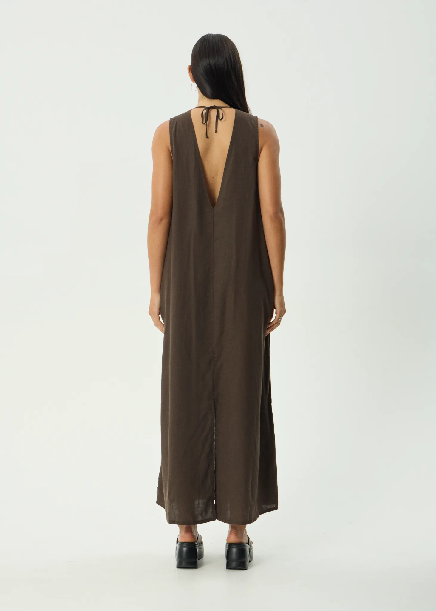 AFENDS Womens Lilo - Maxi Dress - Coffee sold by Afends product image thumbnail 5