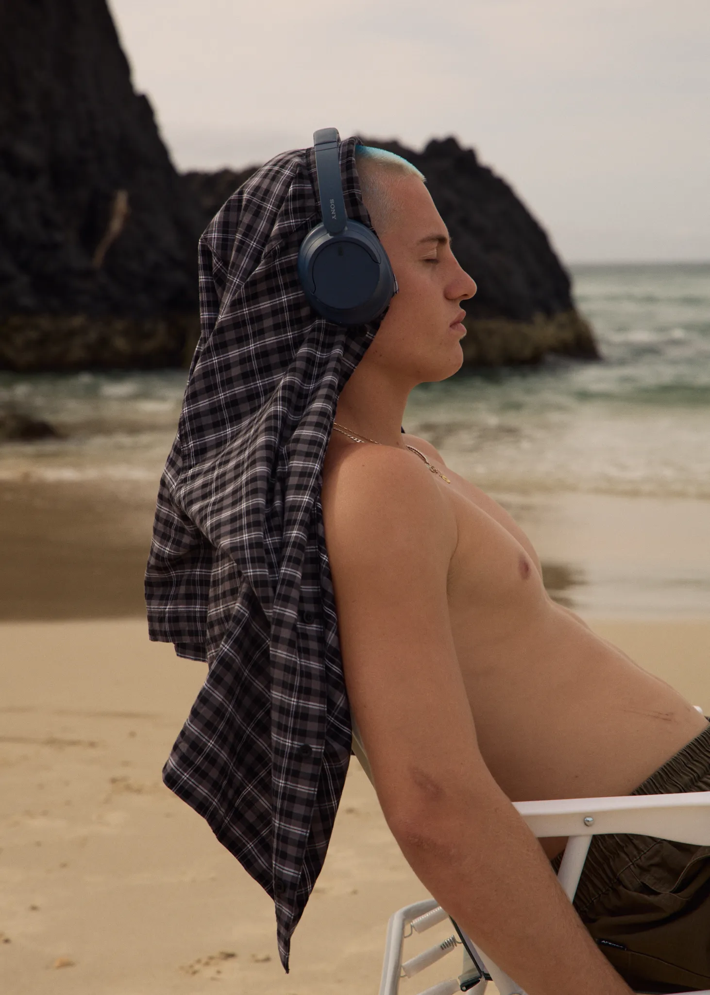 AFENDS Mens Darkness - Short Sleeve Shirt - Black Check sold by Afends product image thumbnail 2