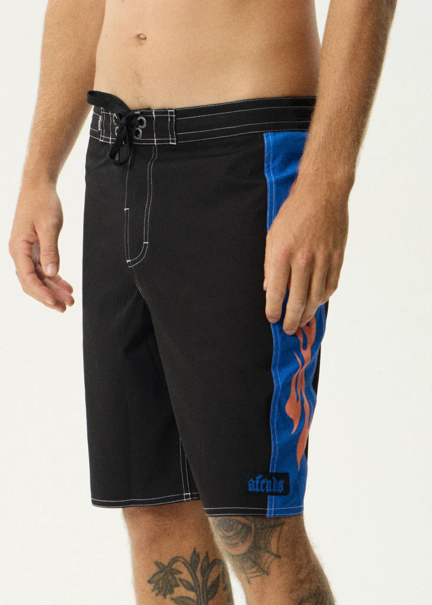 AFENDS Mens Rikki - Surf Related V.2 Boardshorts 20" - Black sold by Afends product image thumbnail 4