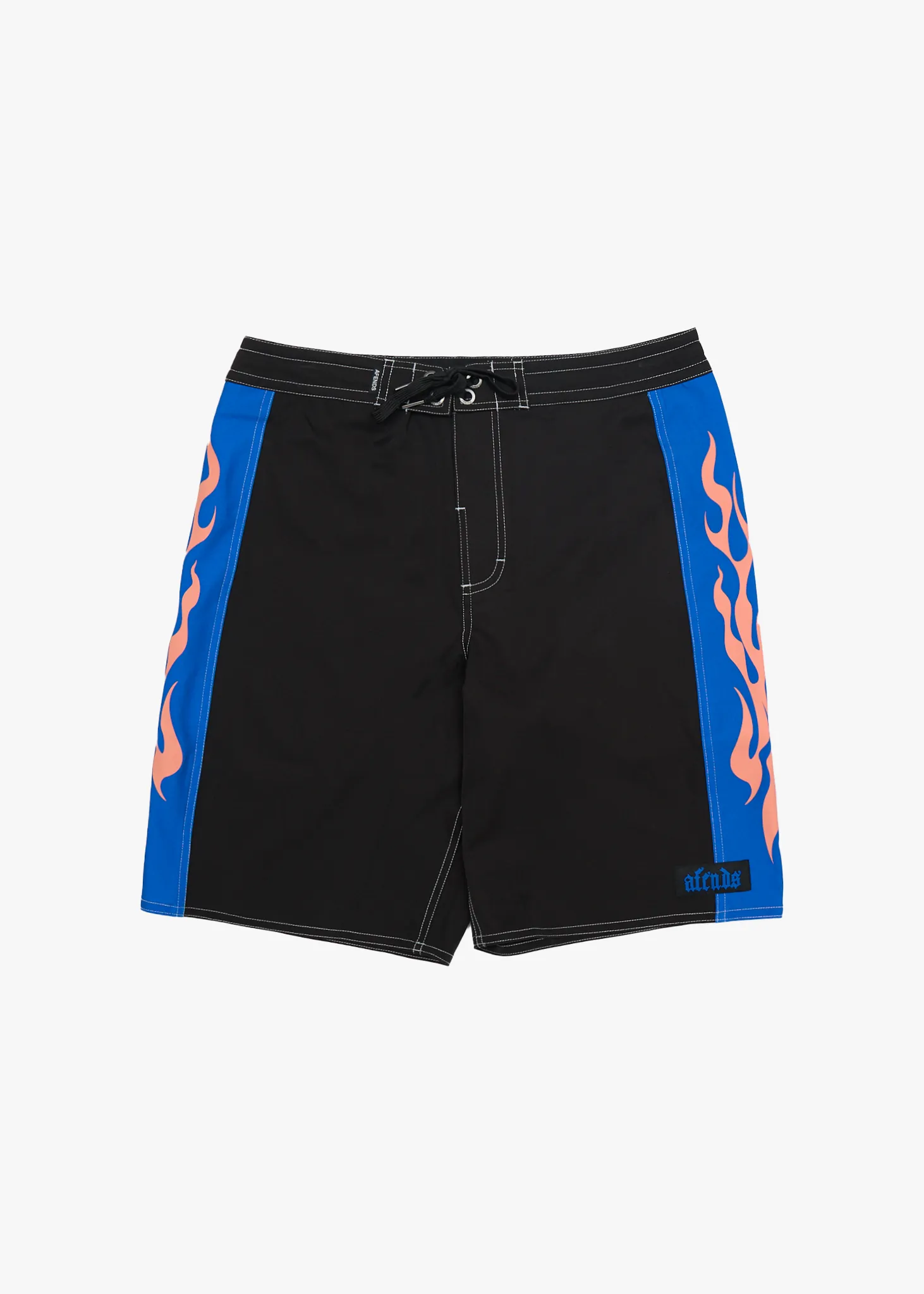 AFENDS Mens Rikki - Surf Related V.2 Boardshorts 20" - Black sold by Afends