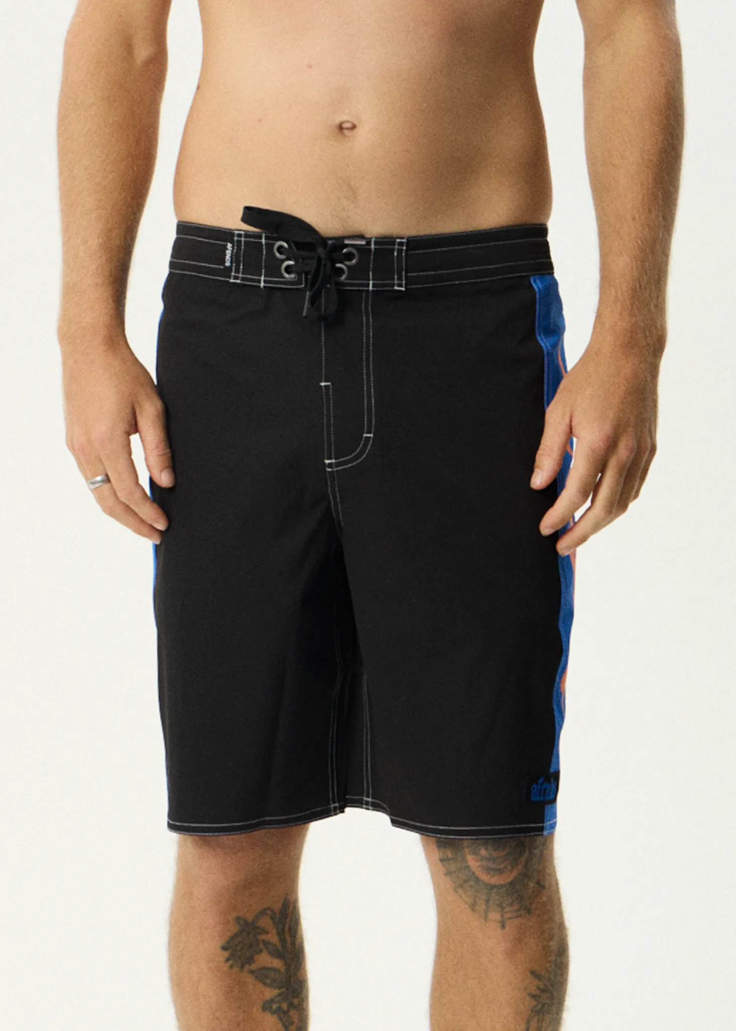 AFENDS Mens Rikki - Surf Related V.2 Boardshorts 20" - Black sold by Afends product image thumbnail 3