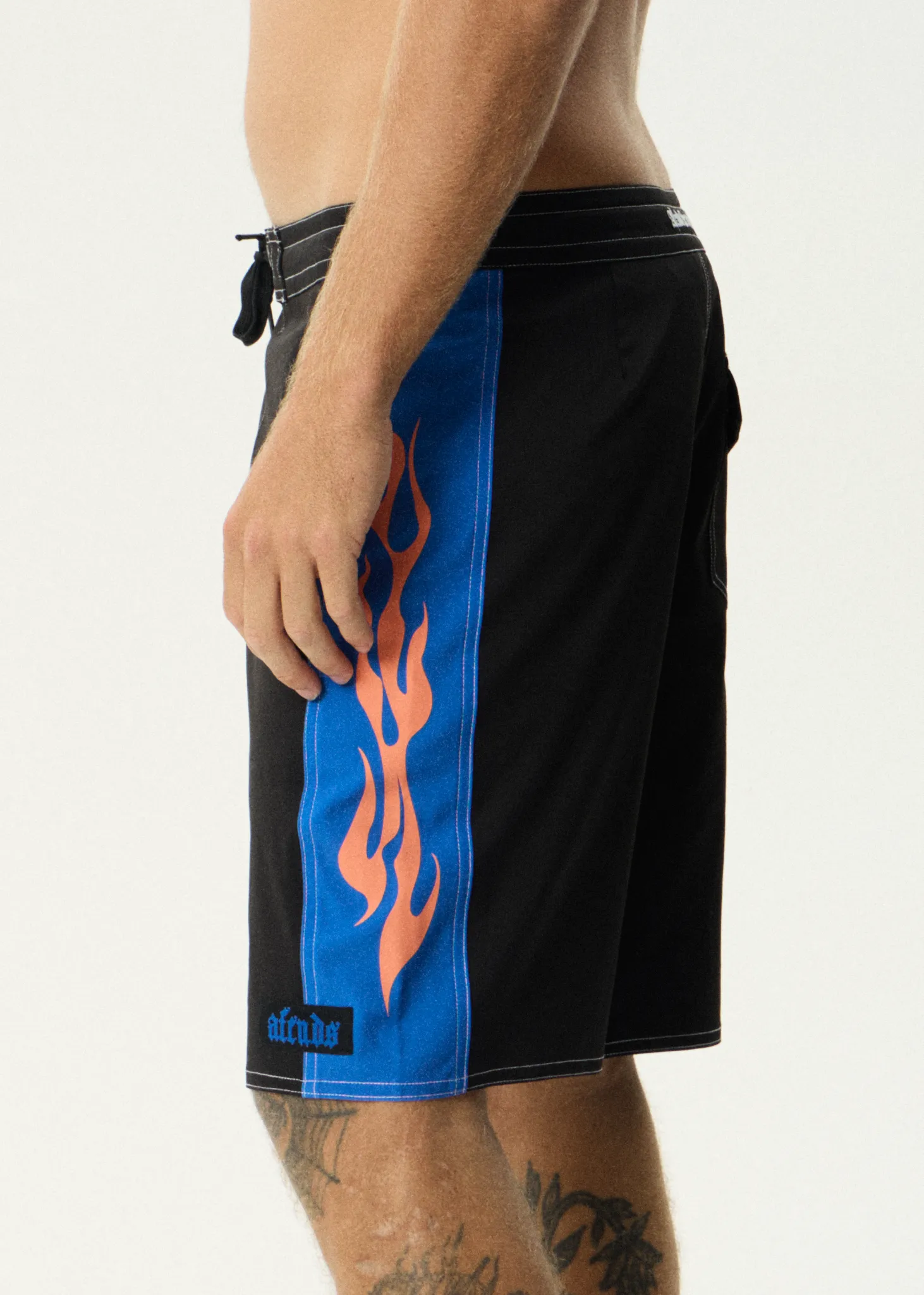 AFENDS Mens Rikki - Surf Related V.2 Boardshorts 20" - Black sold by Afends product image thumbnail 5