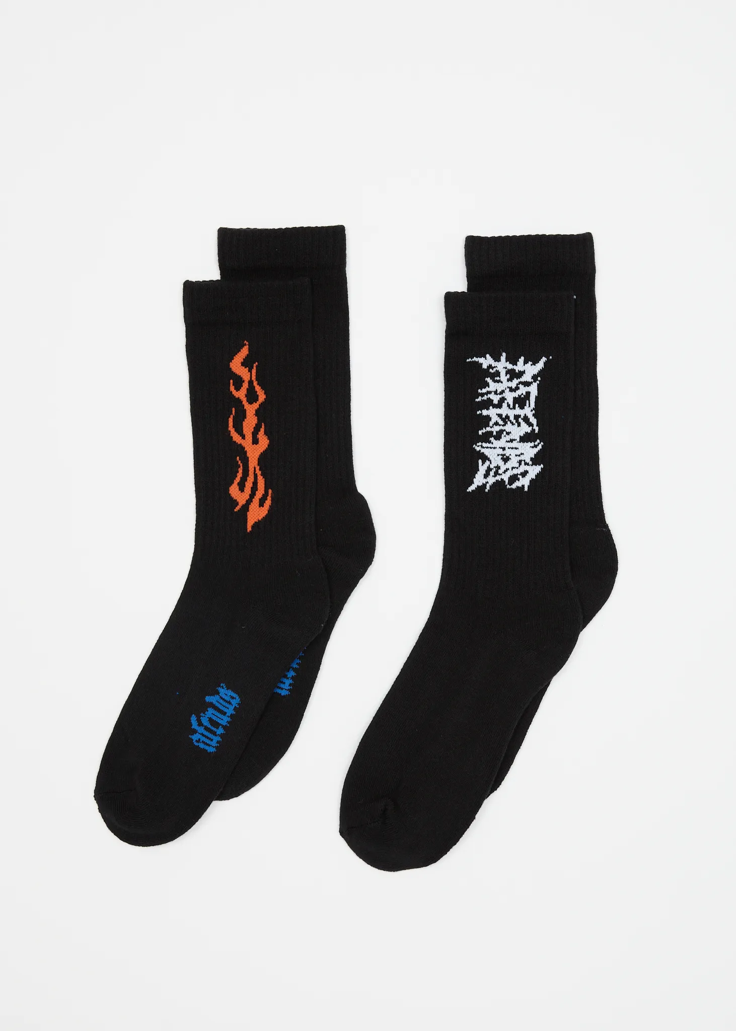 AFENDS Mens Paired - Socks Two Pack - Multi sold by Afends