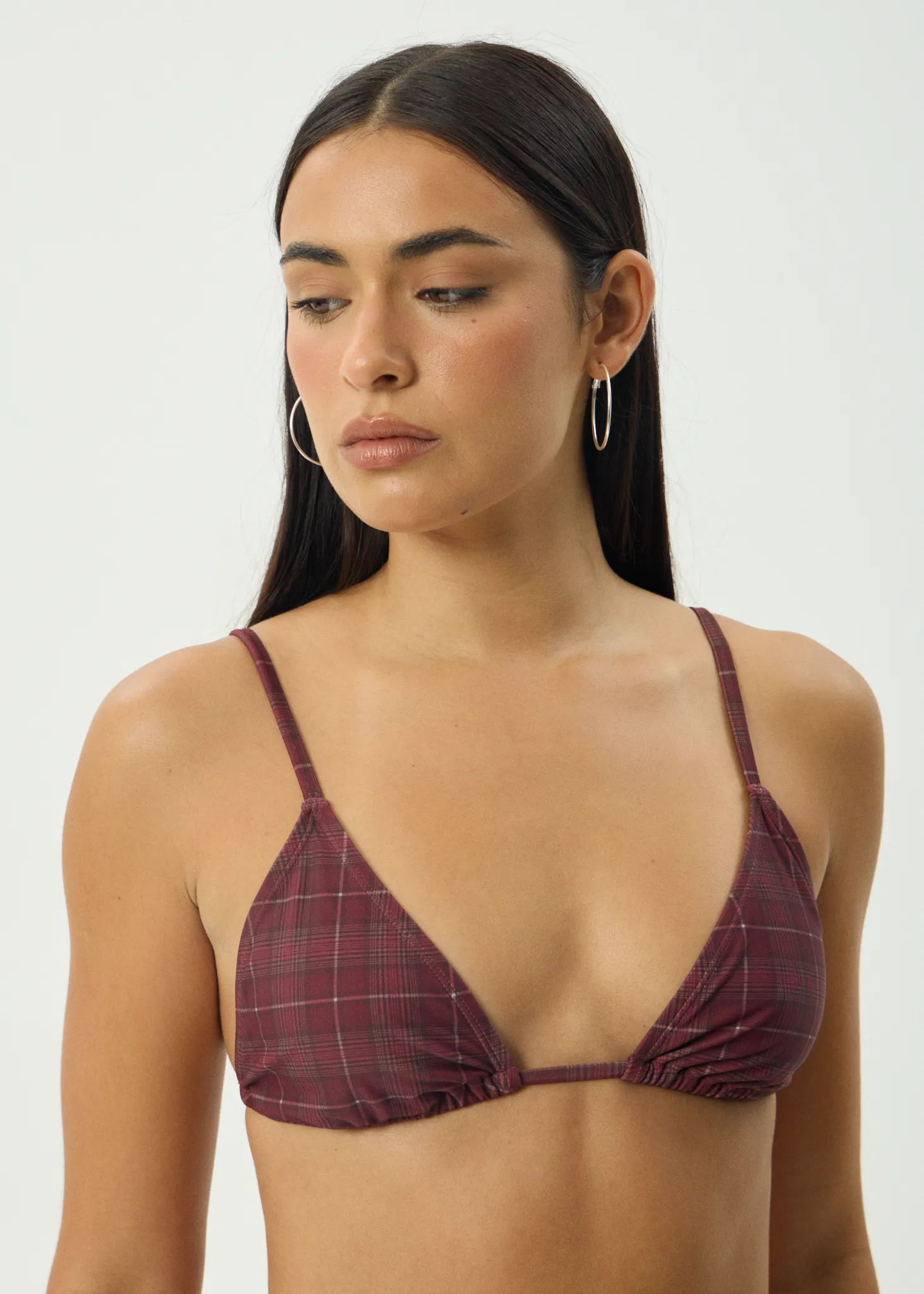 AFENDS Womens Eboni - Bikini Top - Port Check sold by Afends product image thumbnail 3