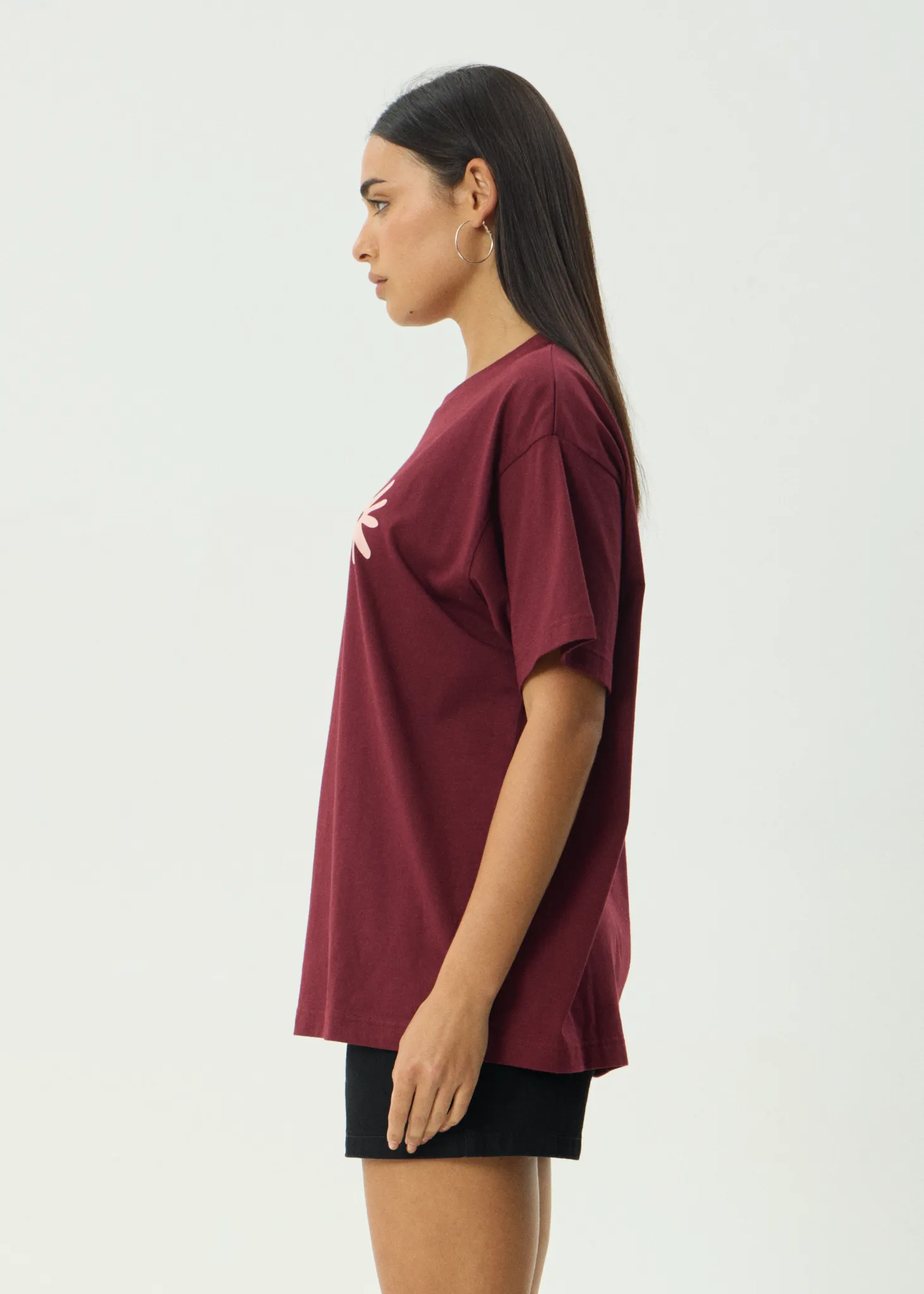 AFENDS Womens Adi - Oversized Tee - Port sold by Afends product image thumbnail 5