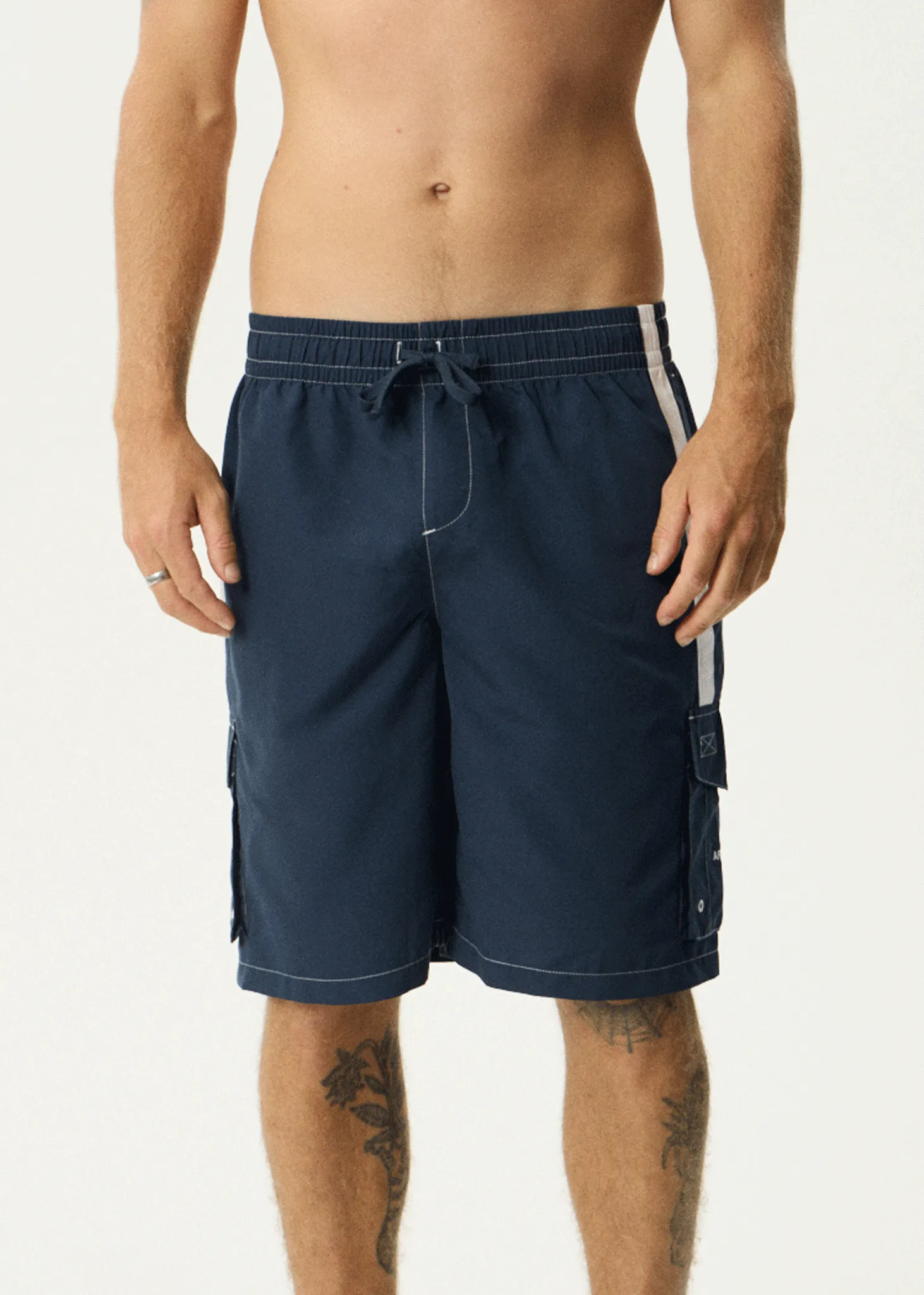 AFENDS Mens House Related - Cargo Swim Short 21" - Navy sold by Afends product image thumbnail 2