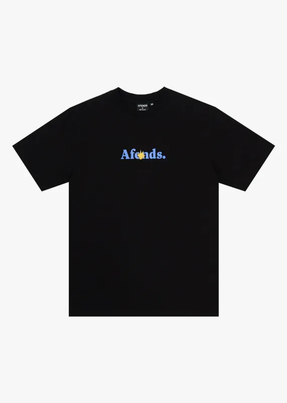 AFENDS Mens Smiles - Retro Tee - Black sold by Afends