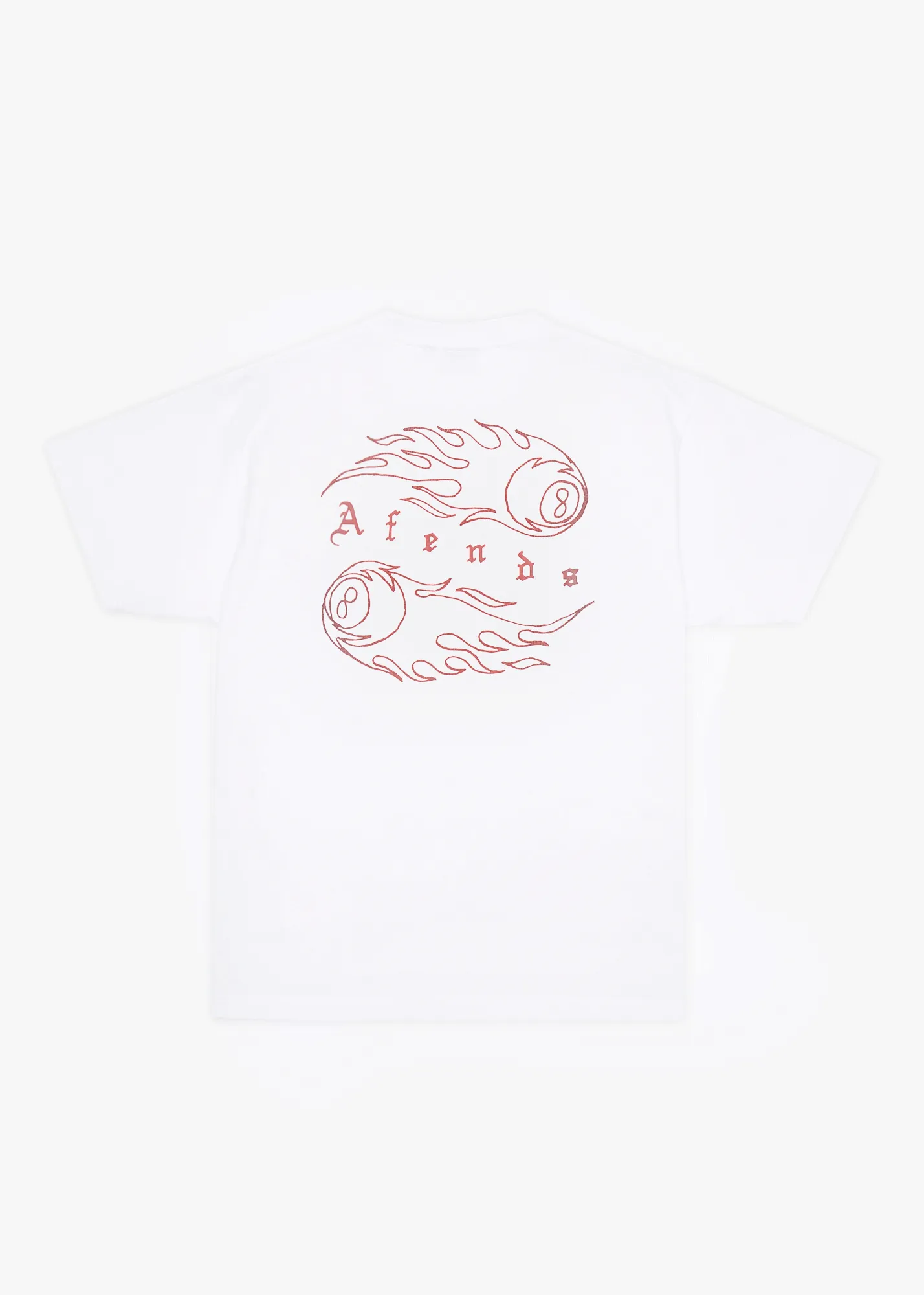 AFENDS Mens Off Balance - Heavyweight Boxy Tee - White sold by Afends product image thumbnail 3