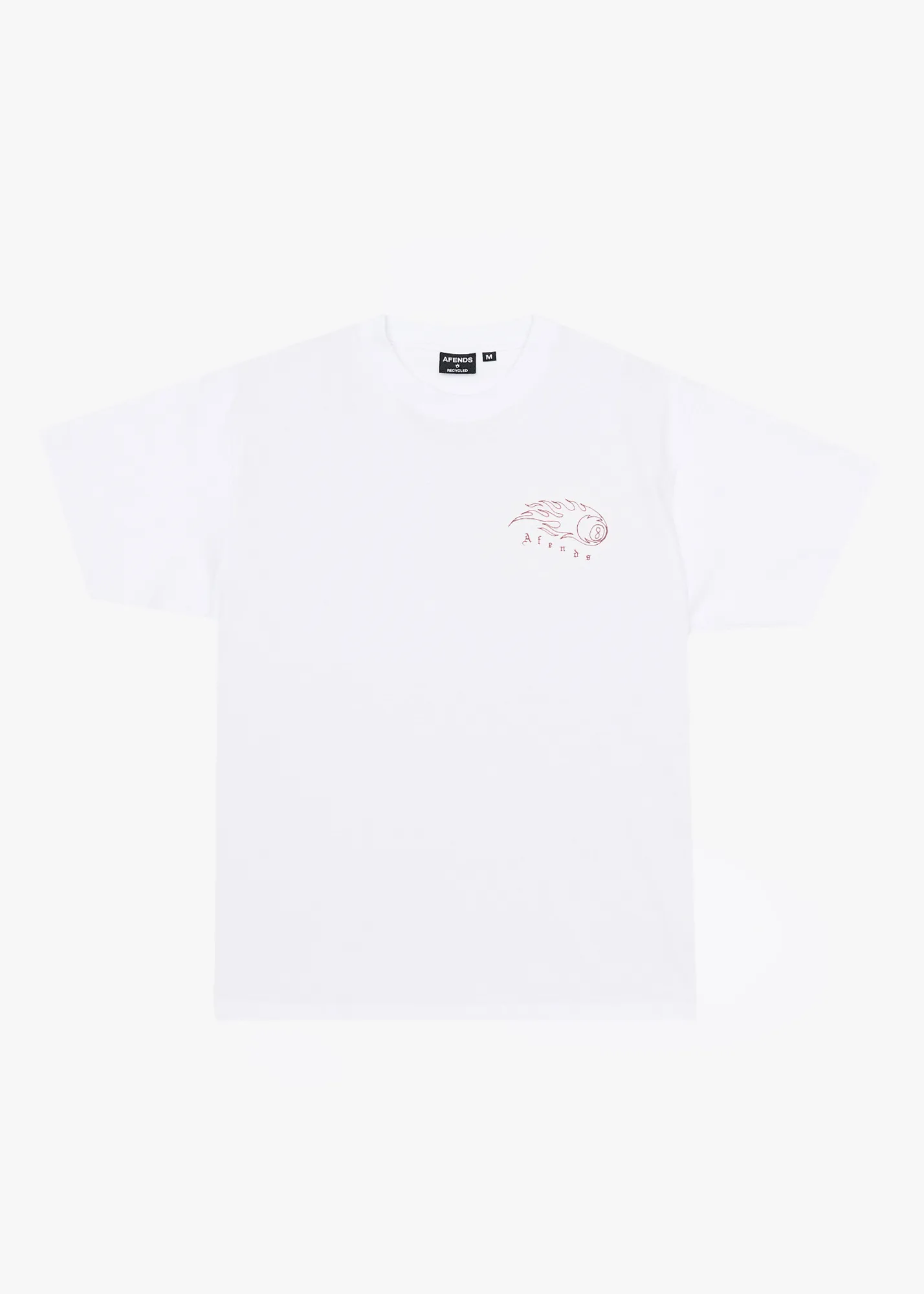 AFENDS Mens Off Balance - Heavyweight Boxy Tee - White sold by Afends