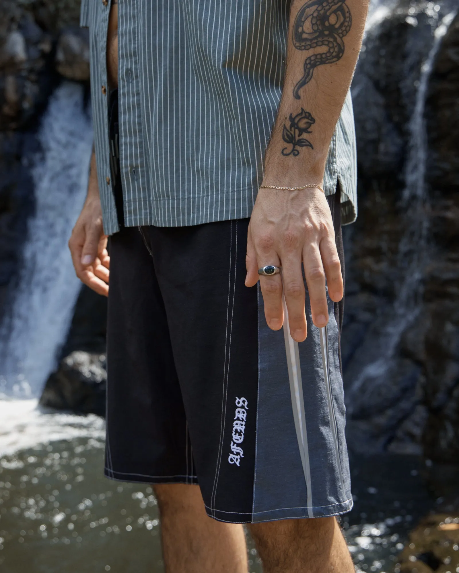 AFENDS Mens Forum - Surf Related V2 Boardshort 22" - Black sold by Afends product image thumbnail 3