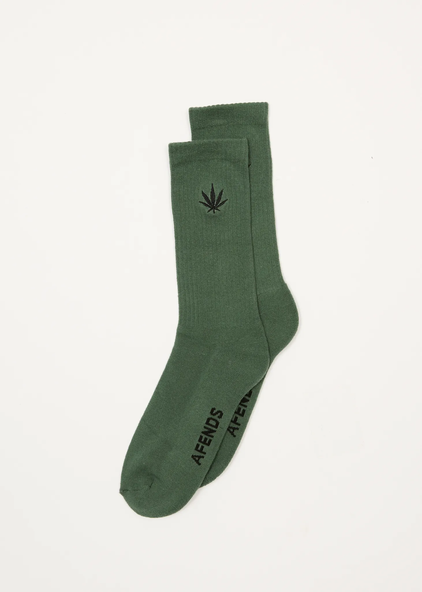 AFENDS Mens Happy - Socks One Pack - Sycamore sold by Afends product image thumbnail 3