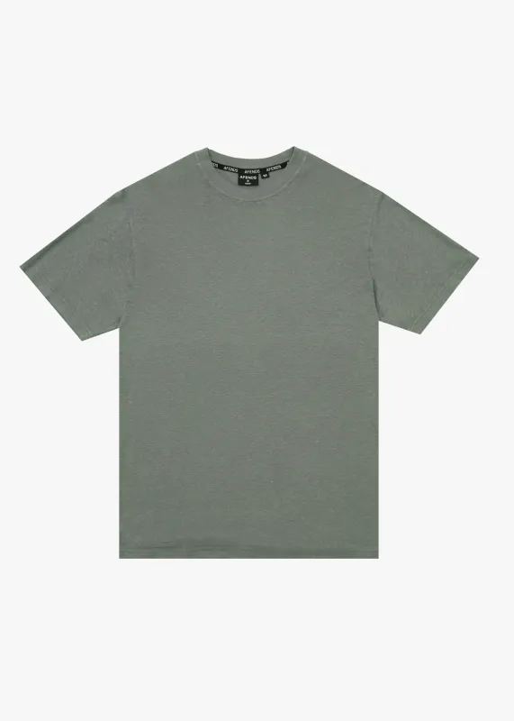 AFENDS Mens Classic - Retro Tee - Washed Sycamore sold by Afends
