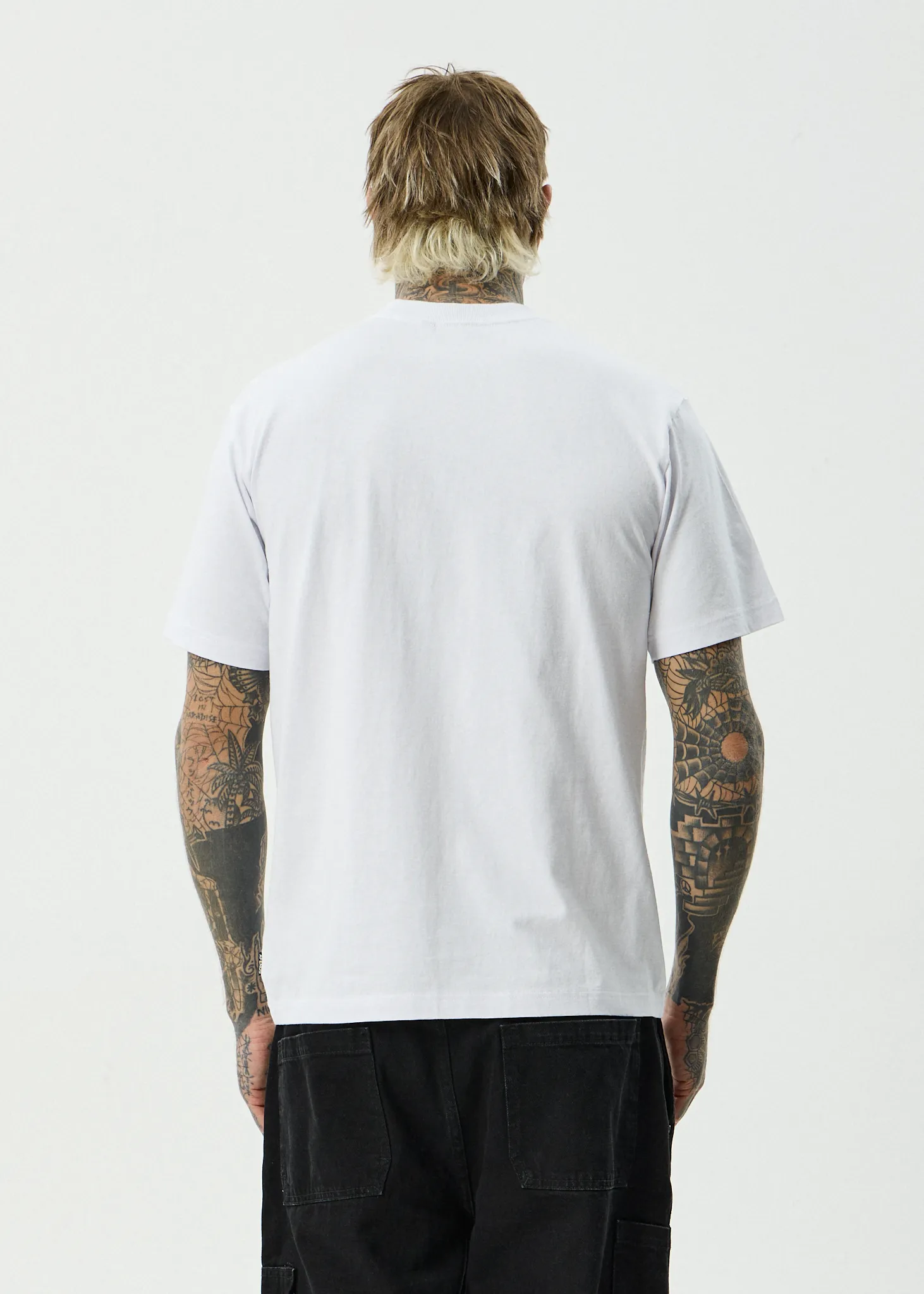 AFENDS Mens Burnin - Retro Tee - White sold by Afends product image thumbnail 5