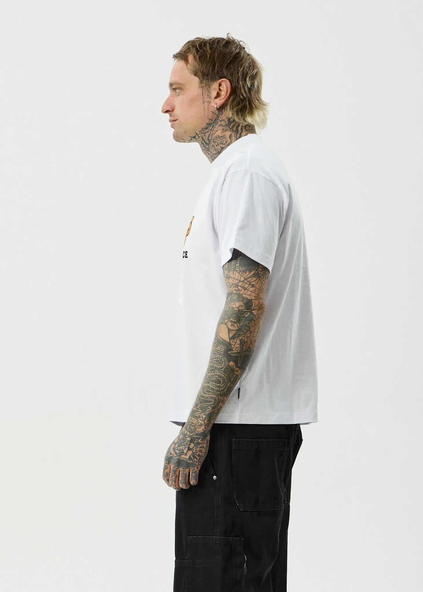 AFENDS Mens Maintenance - Boxy Tee - White sold by Afends product image thumbnail 5