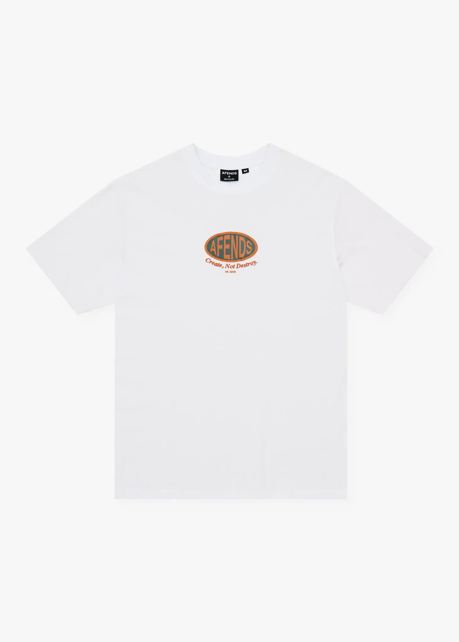 AFENDS Mens Destroyed - Retro Tee - White sold by Afends
