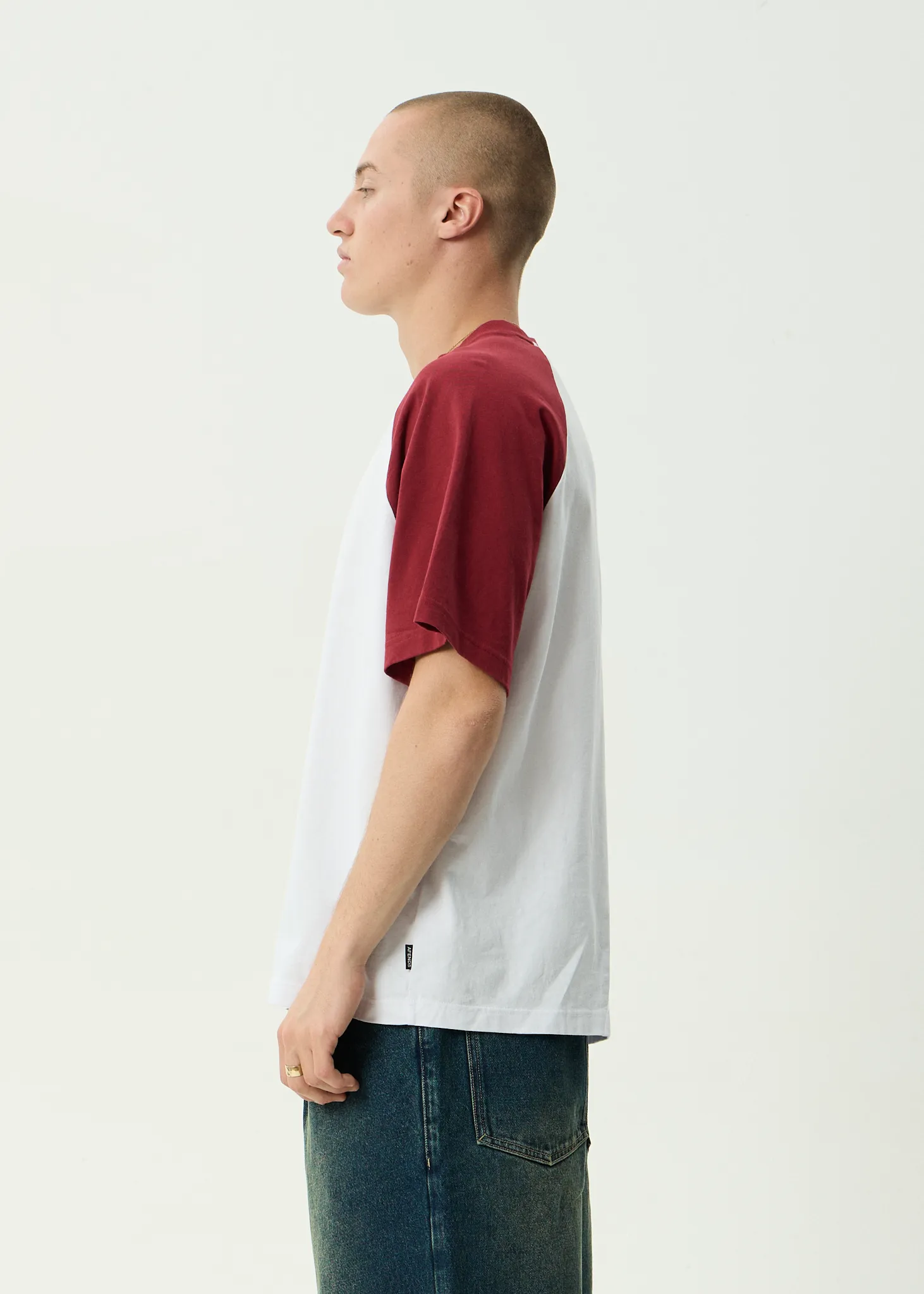 AFENDS Mens Home - Raglan Tee - White sold by Afends product image thumbnail 5