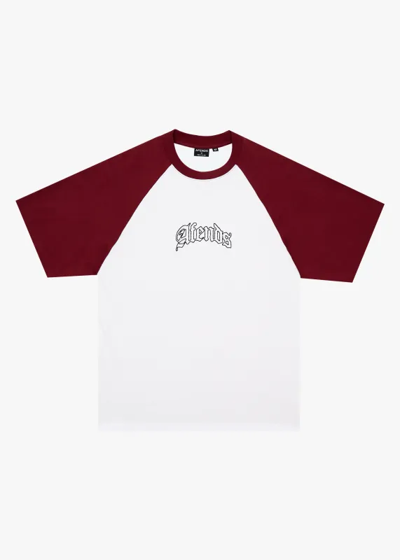 AFENDS Mens Home - Raglan Tee - White sold by Afends