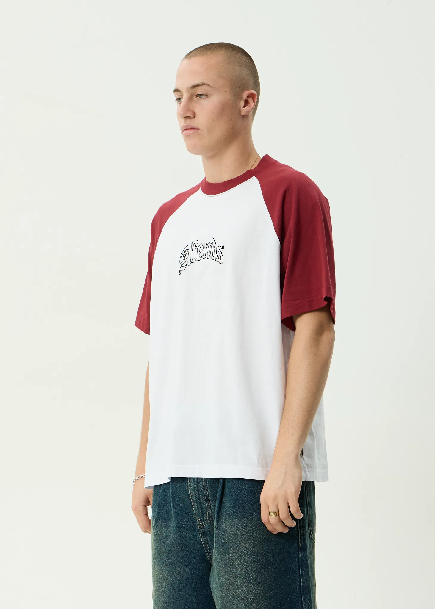 AFENDS Mens Home - Raglan Tee - White sold by Afends product image thumbnail 4