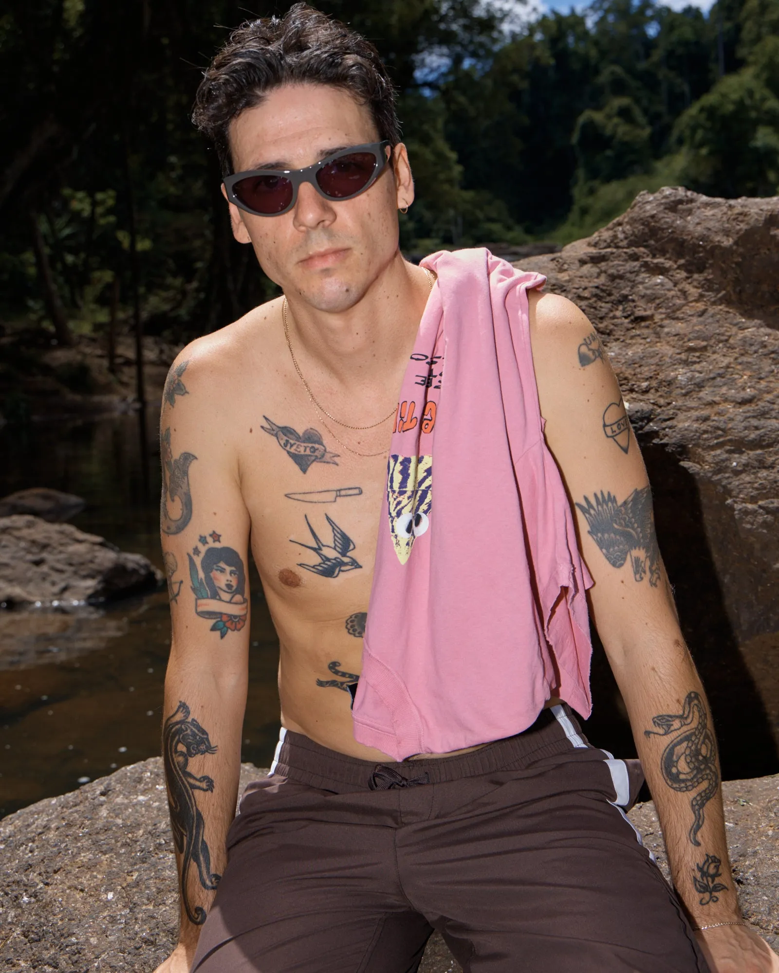 AFENDS Mens Shell Times - Boxy Tee - Washed Marrakesh sold by Afends product image thumbnail 3