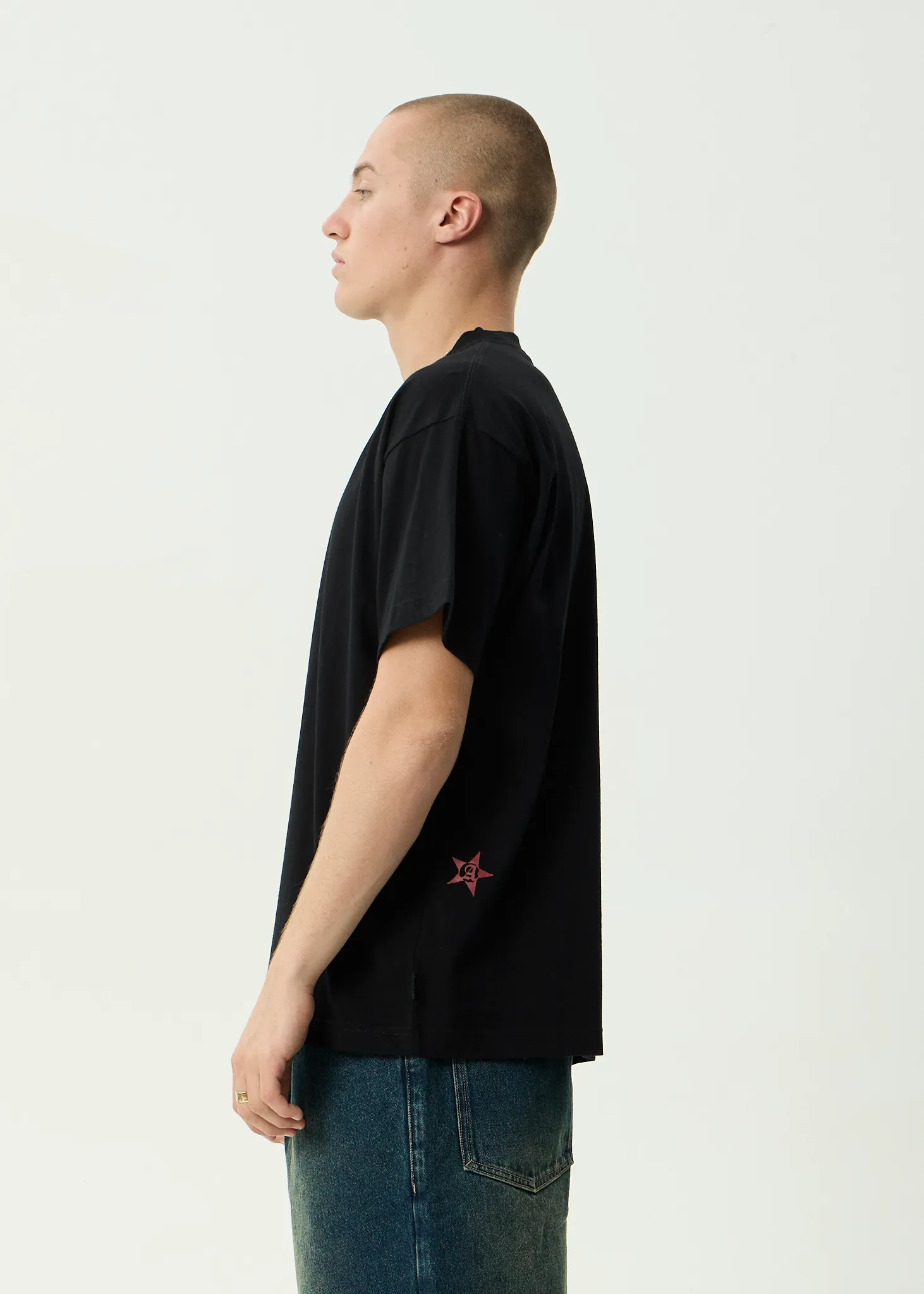 AFENDS Mens Live It - Boxy Tee - Black sold by Afends product image thumbnail 4