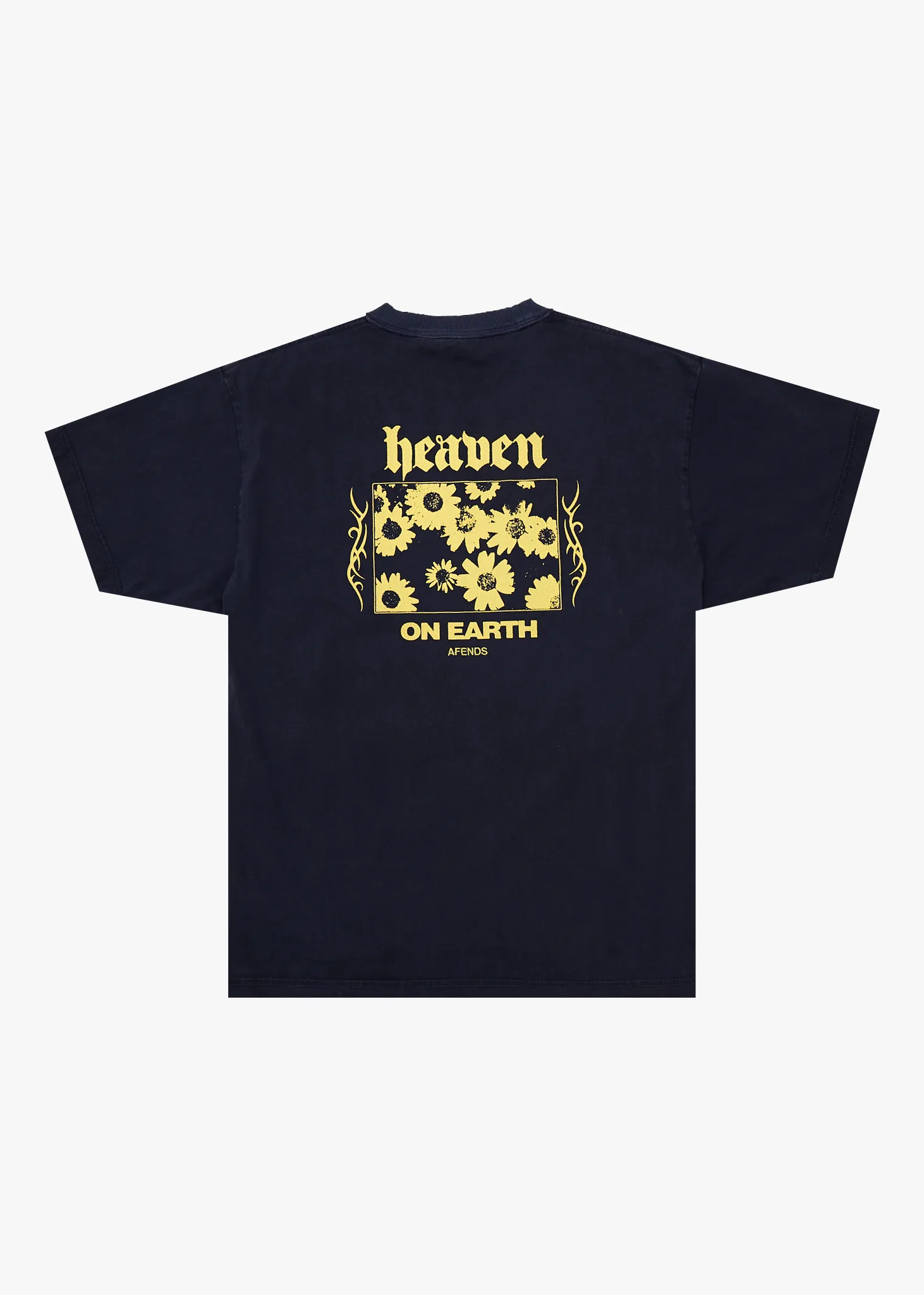 AFENDS Mens Heaven - Heavyweight Boxy Tee - Washed Deep Sea sold by Afends product image thumbnail 2