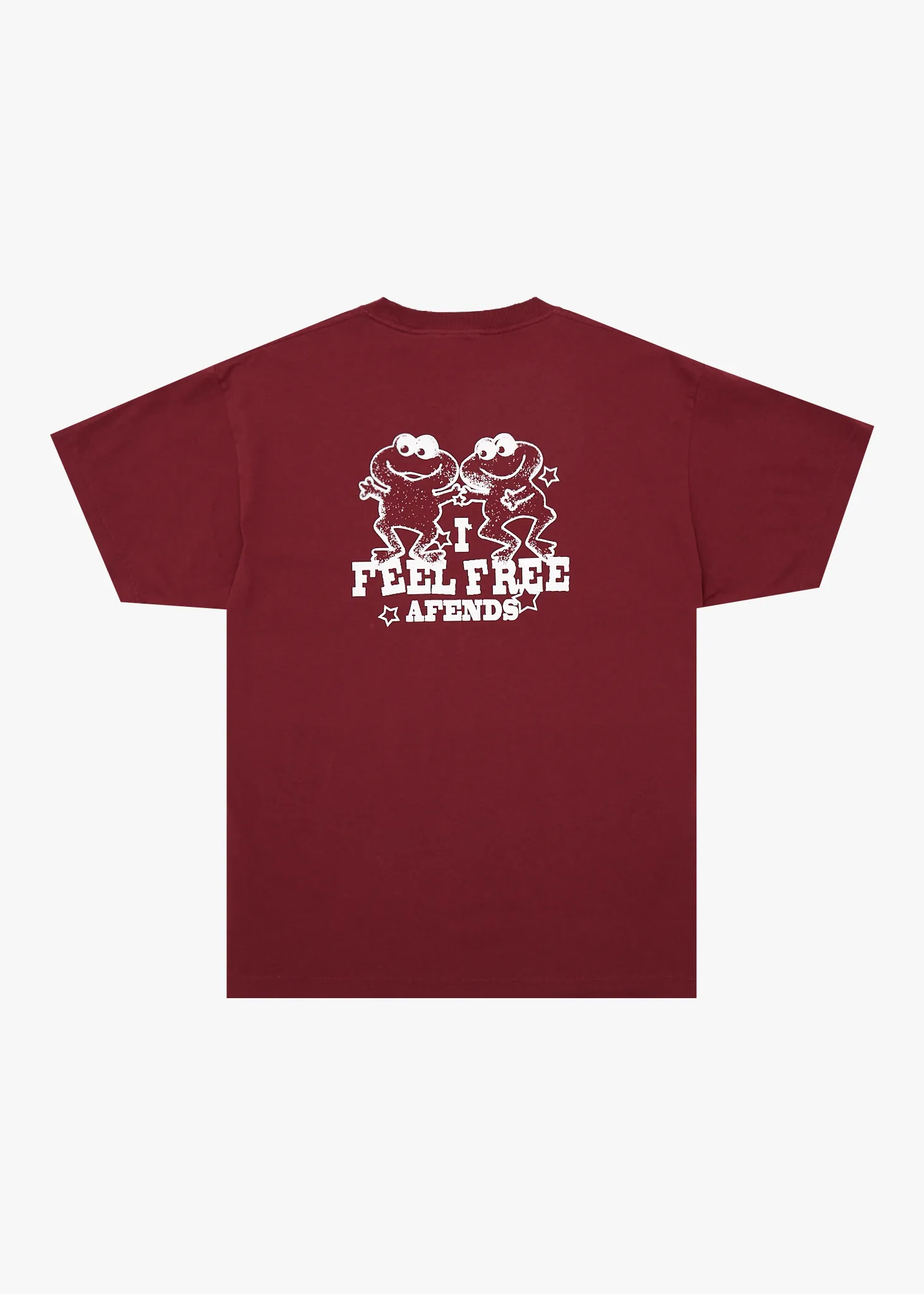 AFENDS Mens Sonoran - Boxy Tee - Washed Burgundy sold by Afends product image thumbnail 2