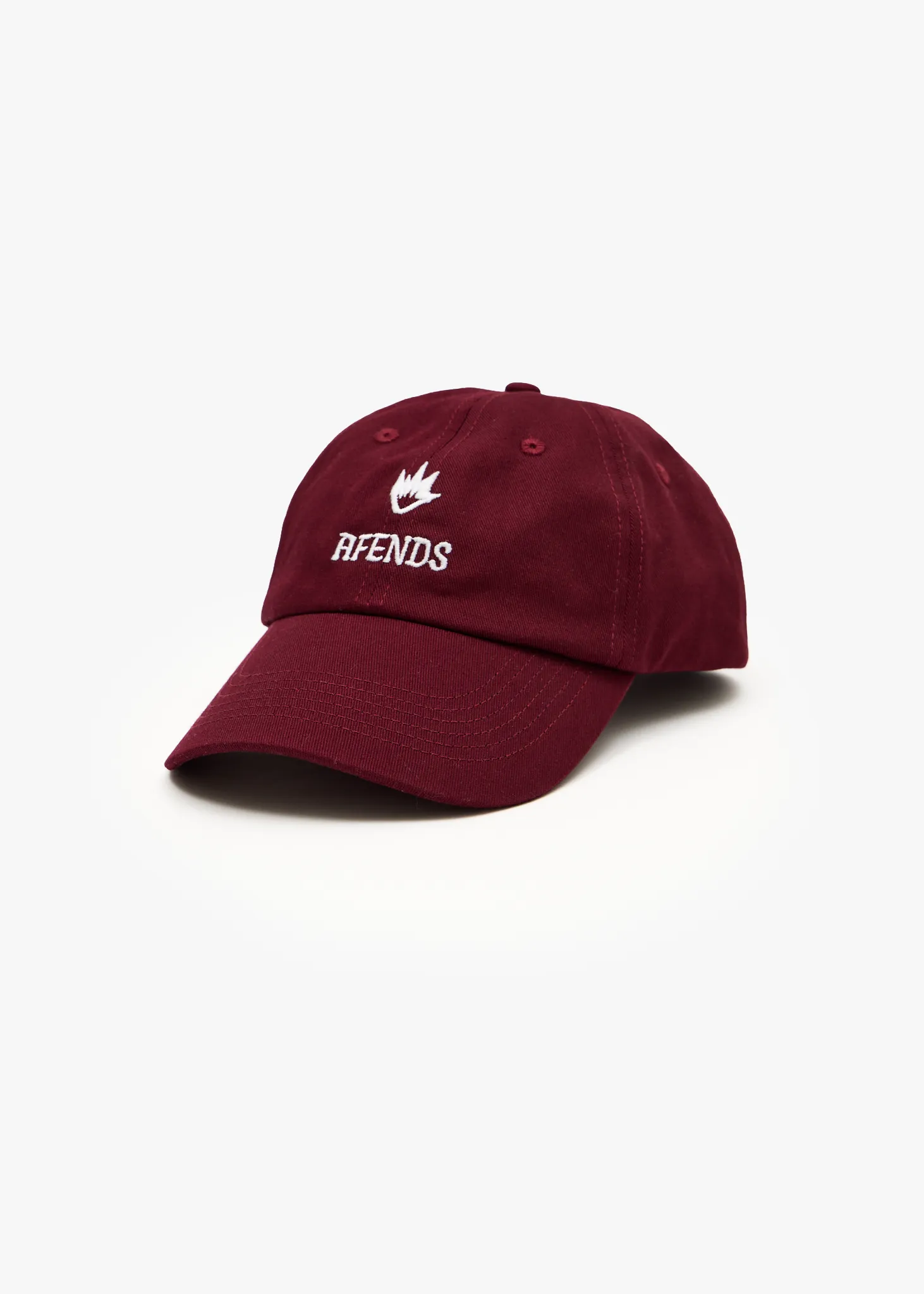 AFENDS Mens Burnin - Six Panel Cap - Burgundy sold by Afends product image thumbnail 2