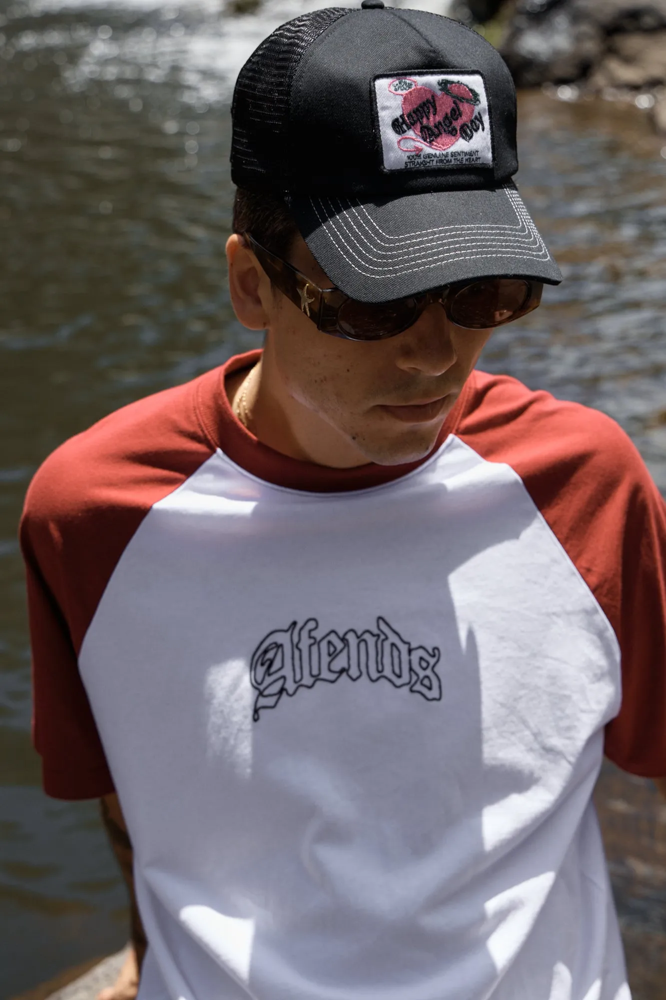 AFENDS Mens Genuine Sentiment - Trucker Cap - Black sold by Afends product image thumbnail 4