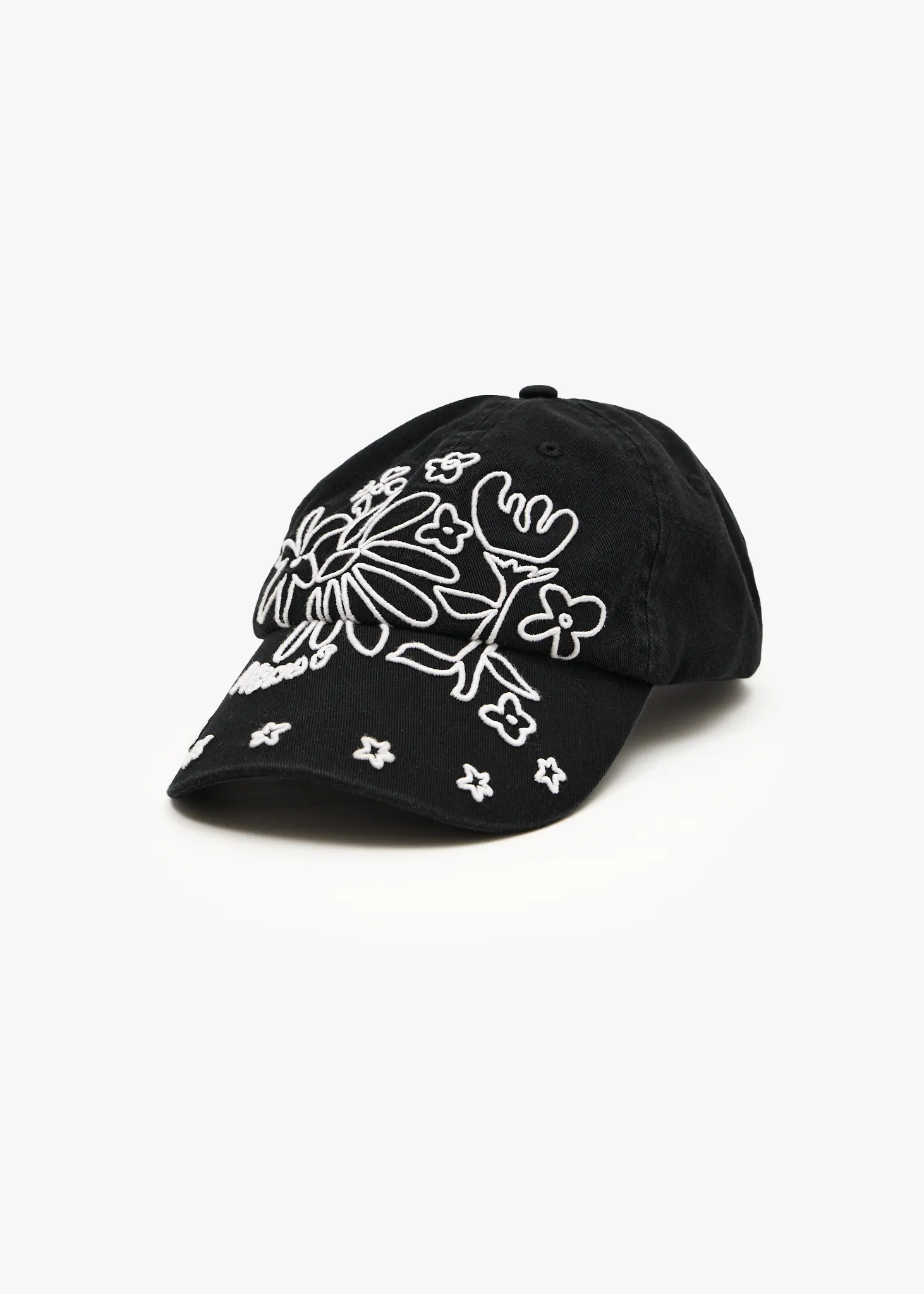 AFENDS Womens Garden Variety - Panelled Cap - Stone Black sold by Afends product image thumbnail 2