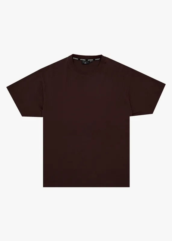 AFENDS Mens Classic - Retro Tee - Washed Coffee sold by Afends