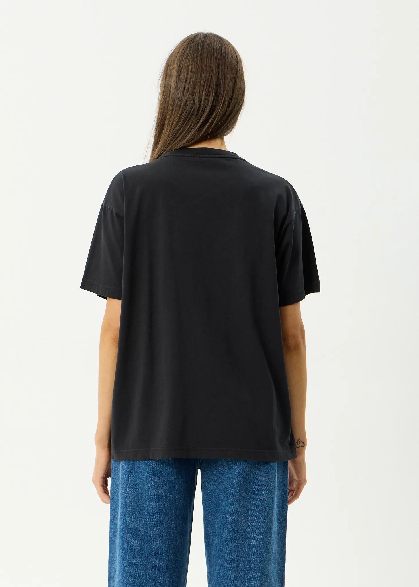 AFENDS Womens Sea Siren - Oversized Tee - Stone Black sold by Afends product image thumbnail 4