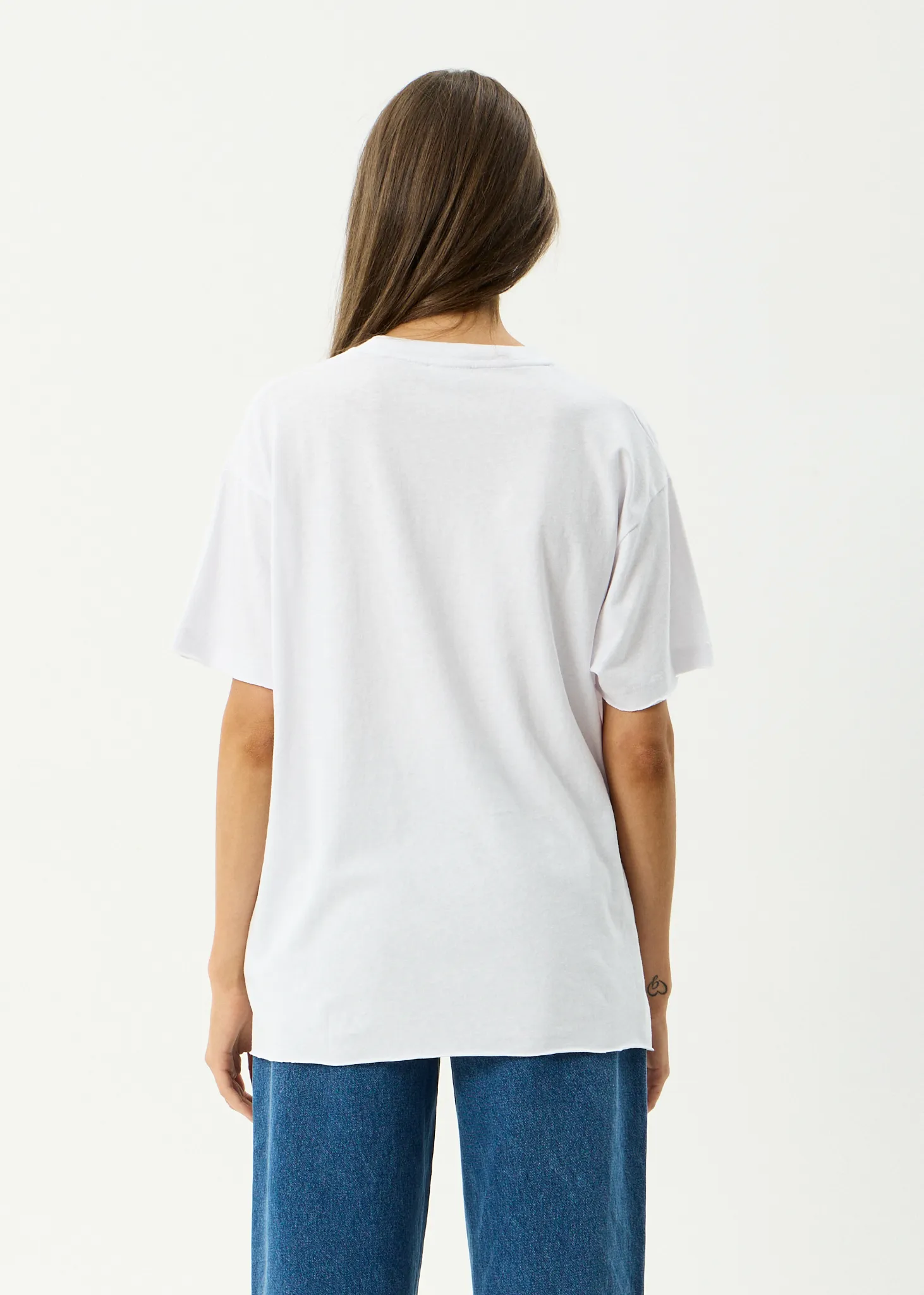 AFENDS Womens Zephyr - Oversized Tee - White sold by Afends product image thumbnail 5