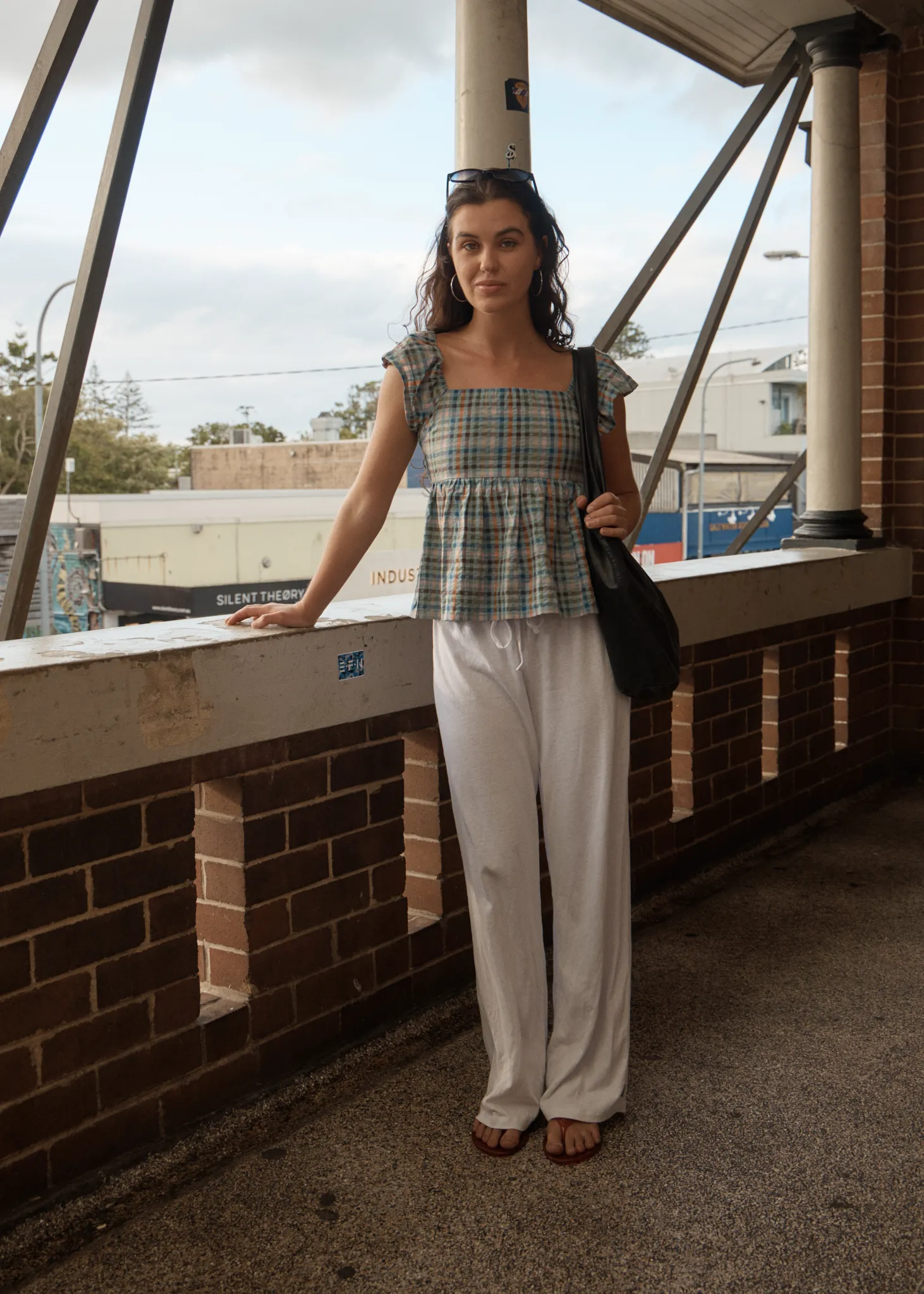 AFENDS Womens Amelie Check - Seersucker Top - Multi sold by Afends product image thumbnail 2