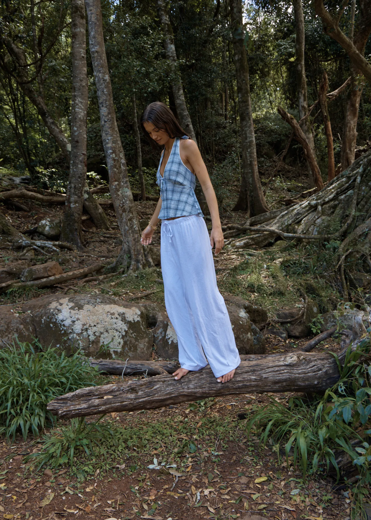 AFENDS Womens Jones - Pant - White sold by Afends product image thumbnail 2