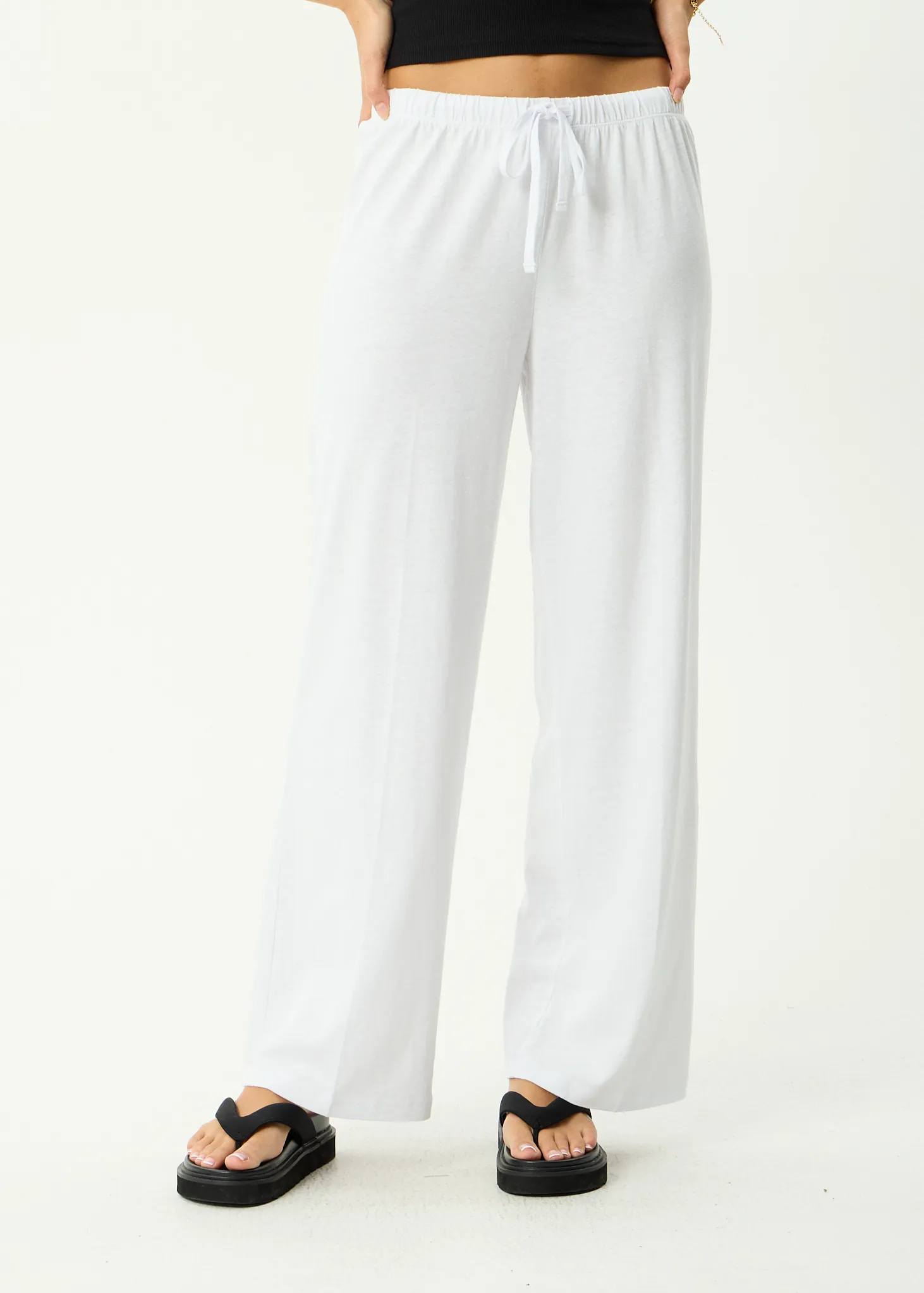 AFENDS Womens Jones - Pant - White sold by Afends product image thumbnail 3