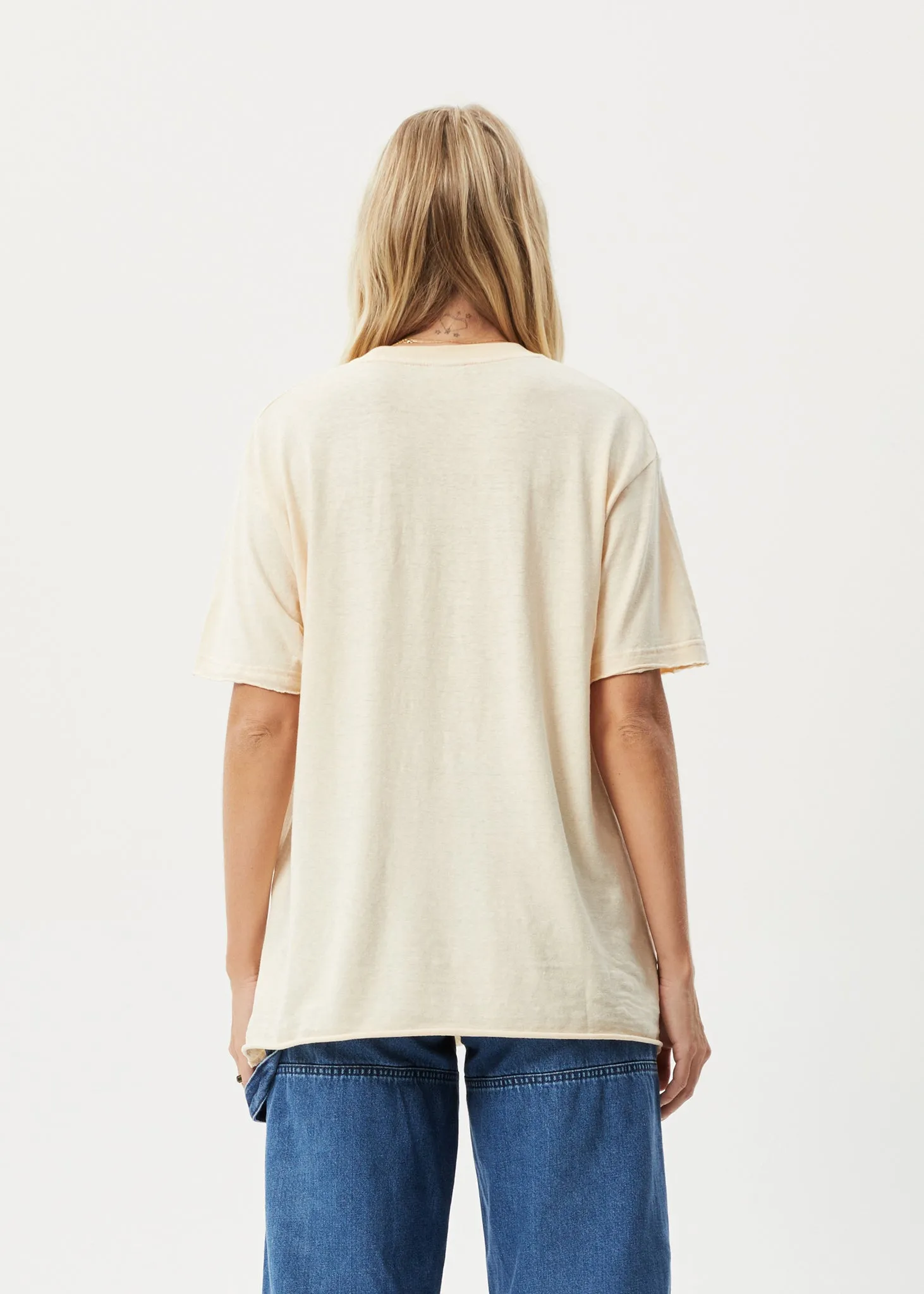 AFENDS Womens Planet - Oversized T-Shirt - Sand sold by Afends product image thumbnail 5