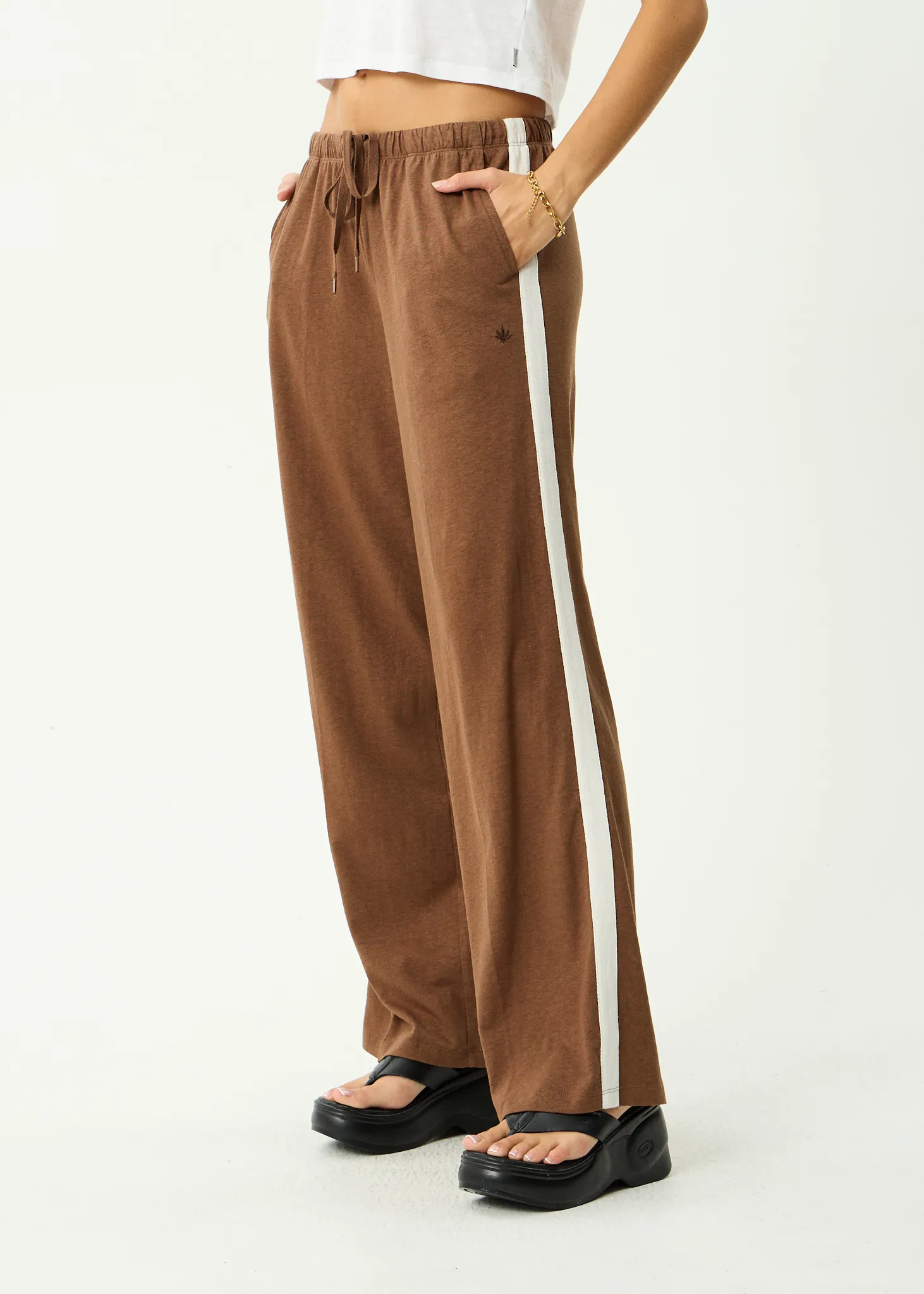 AFENDS Womens Jones - Lounge Pant - Cinnamon sold by Afends product image thumbnail 3