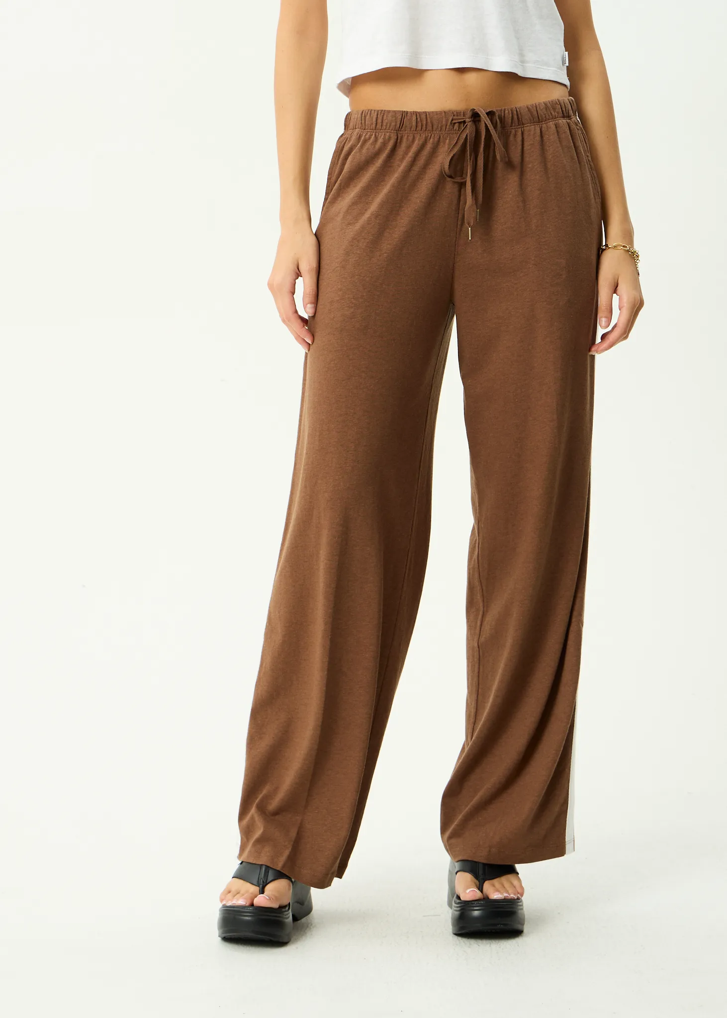 AFENDS Womens Jones - Lounge Pant - Cinnamon sold by Afends product image thumbnail 2