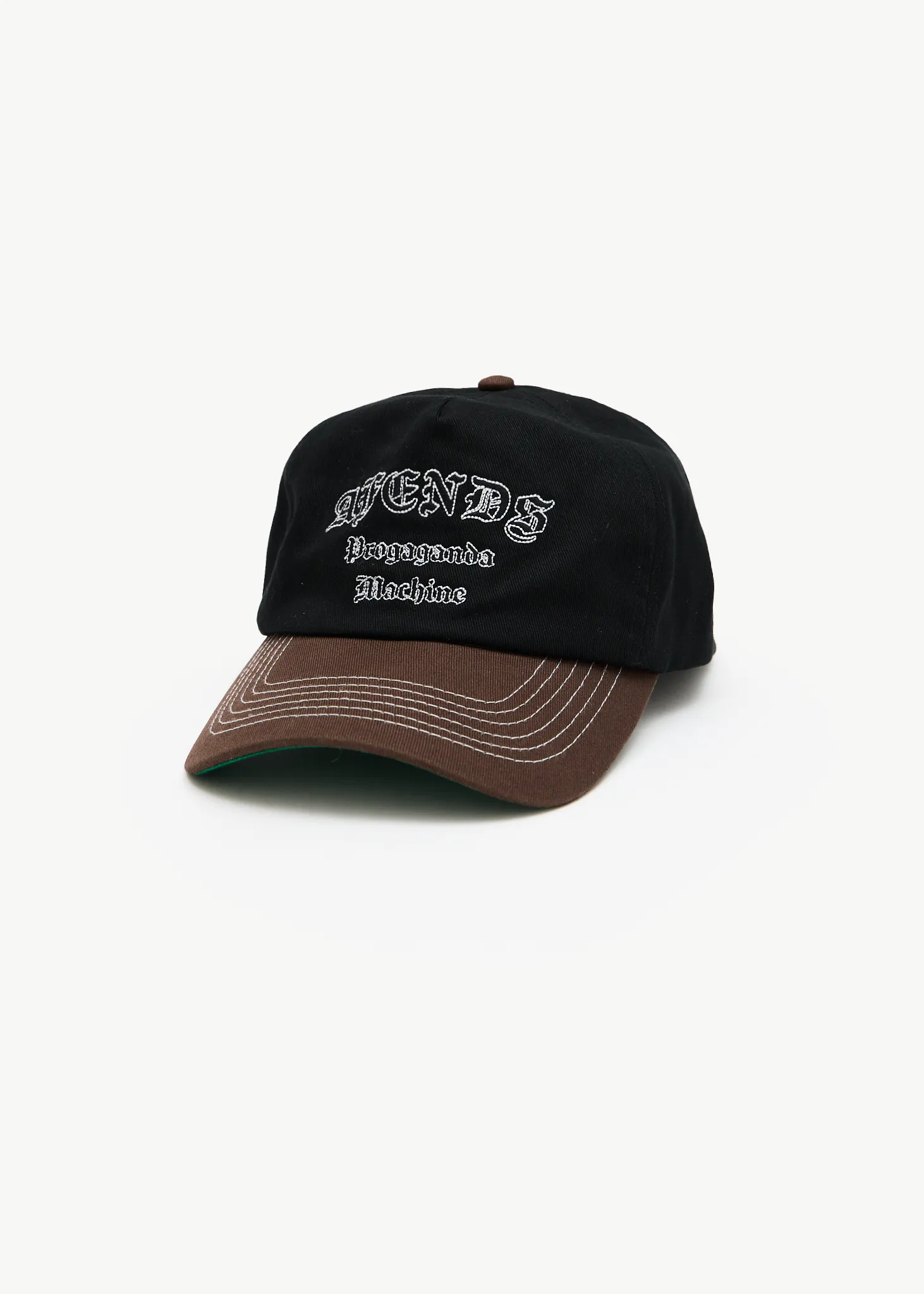 AFENDS Mens Machine - Five Panel Cap - Coffee sold by Afends