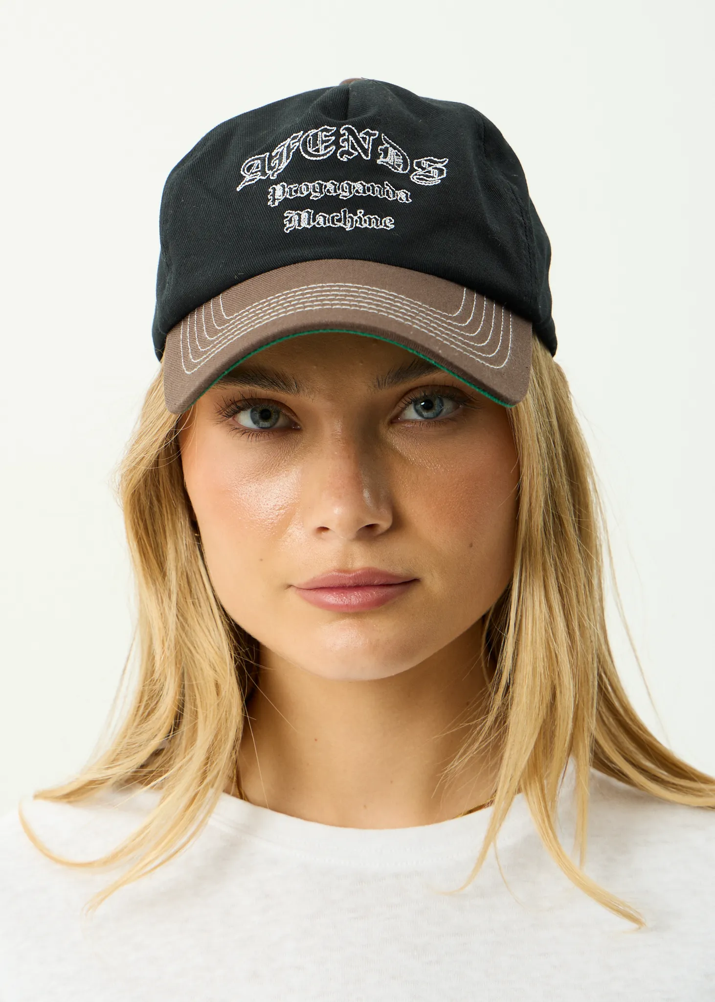 AFENDS Mens Machine - Five Panel Cap - Coffee sold by Afends product image thumbnail 4