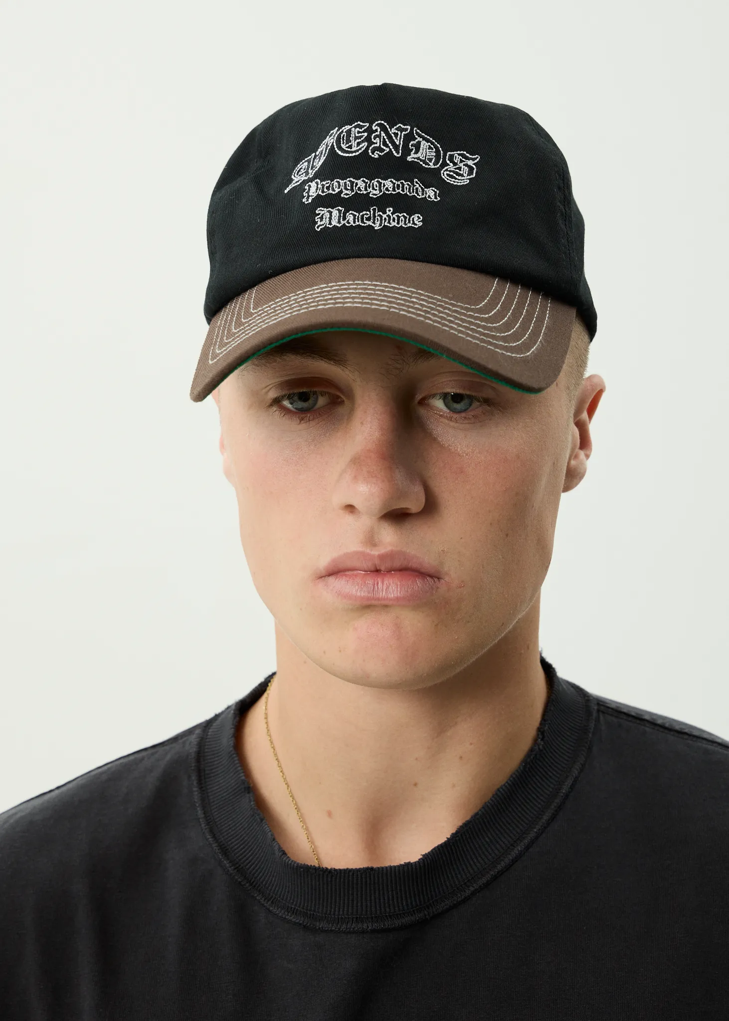 AFENDS Mens Machine - Five Panel Cap - Coffee sold by Afends product image thumbnail 3