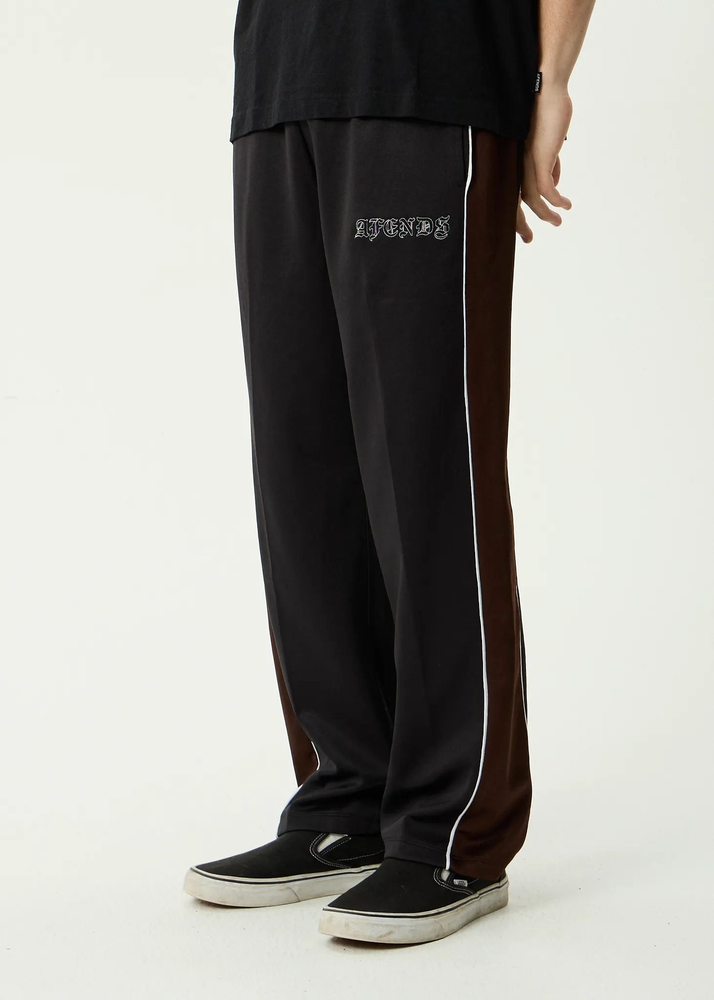 AFENDS Mens Machine - Track Pant - Black sold by Afends product image thumbnail 4